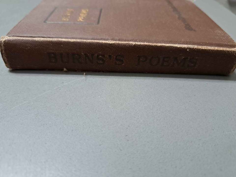 Rare Vintage 1908 Burns's Poems - pocket sized