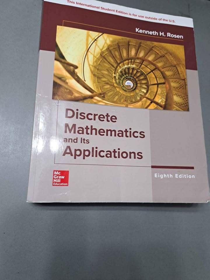 Discrete Mathematics and Its Applications textbook