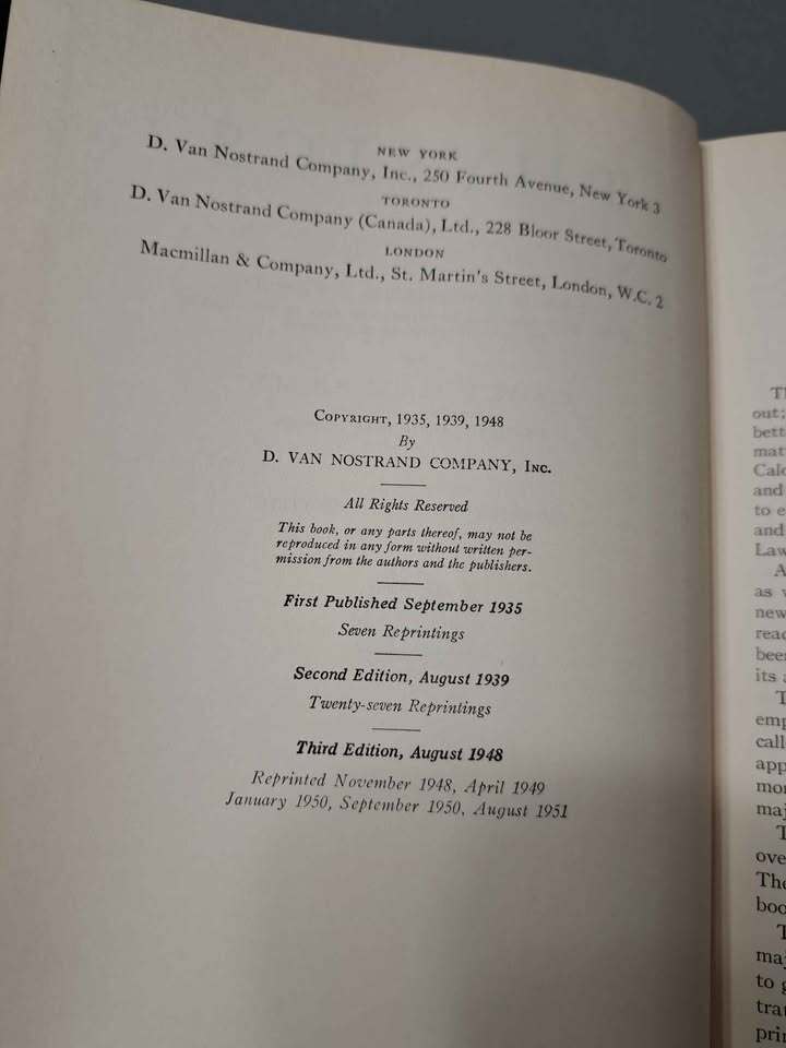 Vintage 1948 Physics by Hausmann Slack