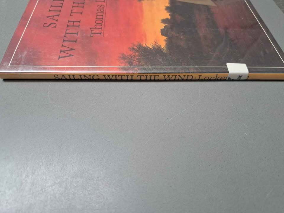 Vintage 1986 edition of Sailing With the Wind by Thomas Locker / hardcover