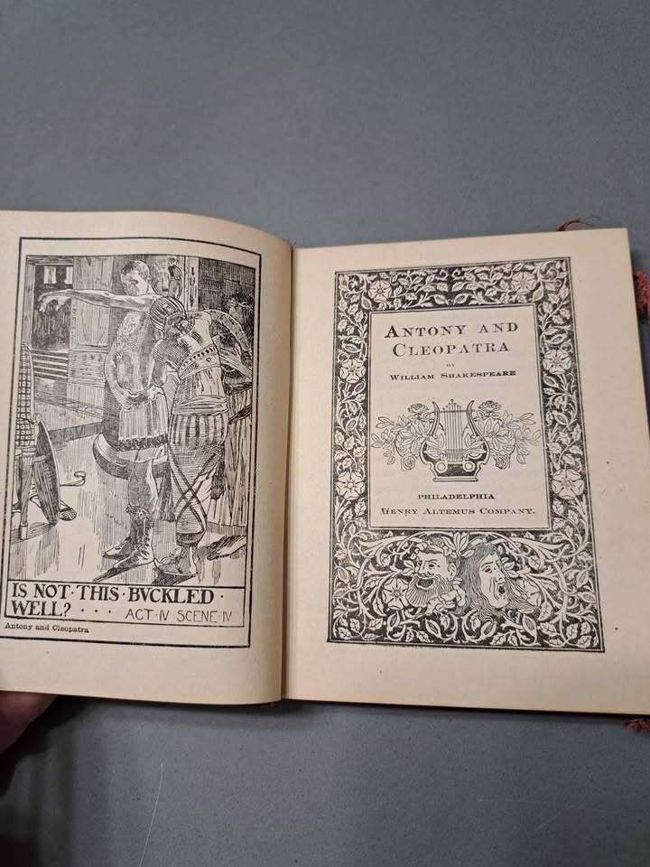 Vintage Antony And Cleopatra By William Shakespeare - pocket sized