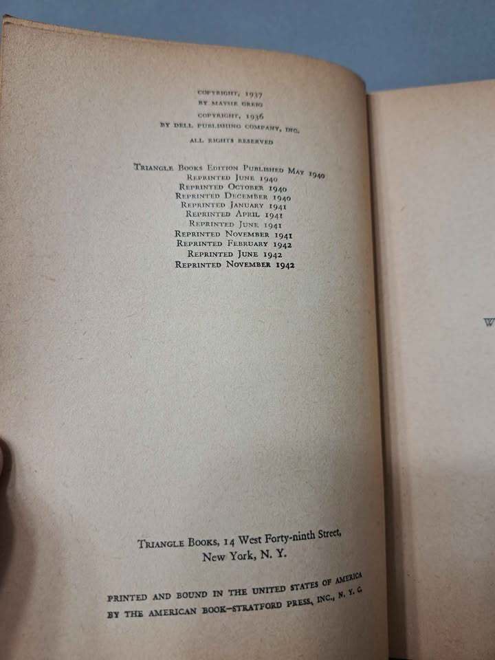 Vintage 1942 Doctor's Wife by Maysie Greig