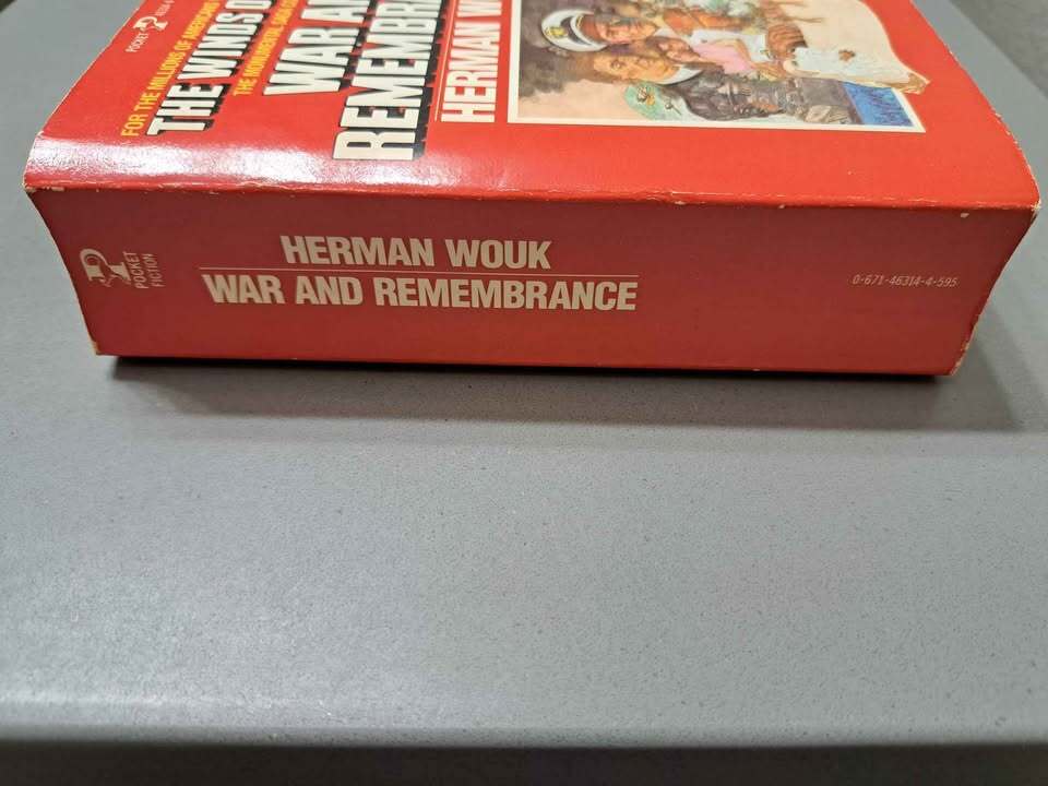 Vintage 1980 edition of War and Remembrance by Herman Wouk (paperback)