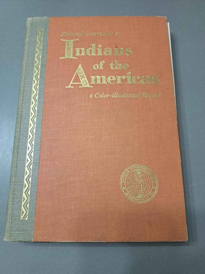 Vintage 1961 National Geographic on Indians in the Americas