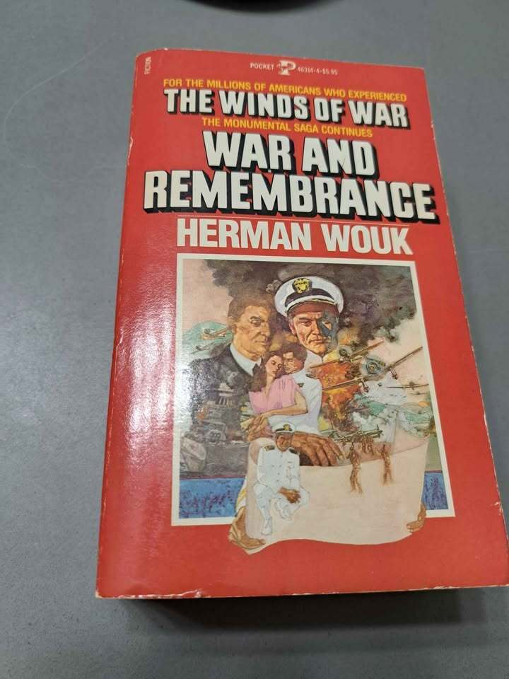 Vintage 1980 edition of War and Remembrance by Herman Wouk (paperback)