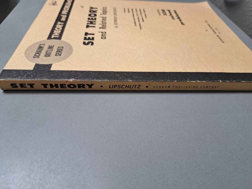Vintage 1964 Set Theory and Related Topics by Seymour Lipschutz