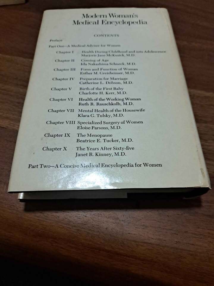 Vintage 1966 Modern Woman's Medical Encyclopedia
