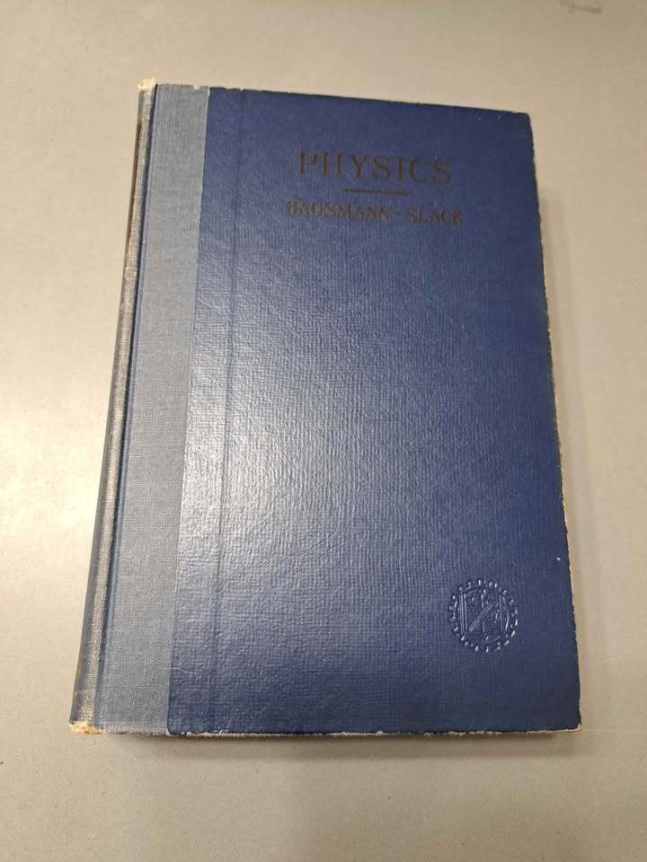 Vintage 1948 Physics by Hausmann Slack