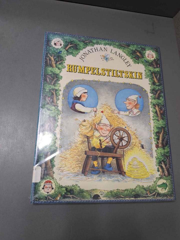 Vintage 1992 fairy tale Rumpelstiltskin by Jonathan Langley (hardcover)