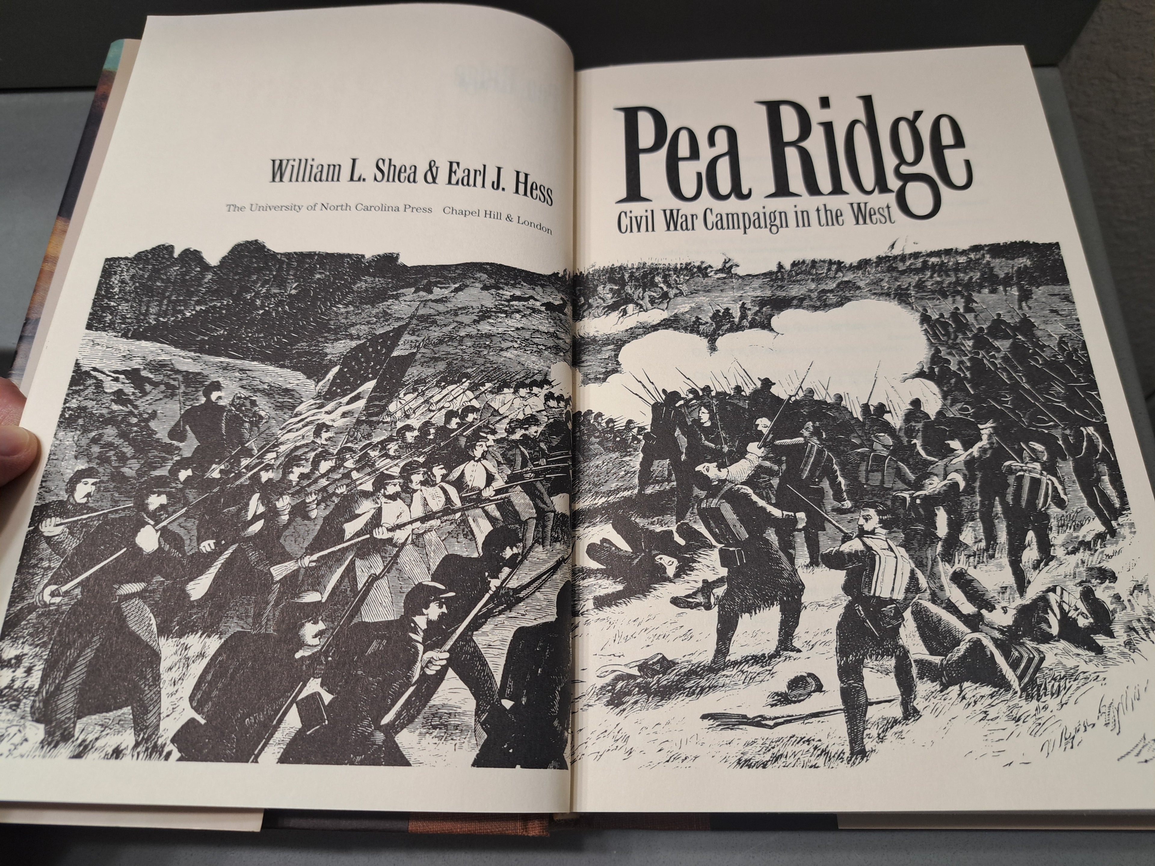 Vintage 1992 Pea Ridge - Civil War Campaign in the West by William L Shea & Earl J Hess