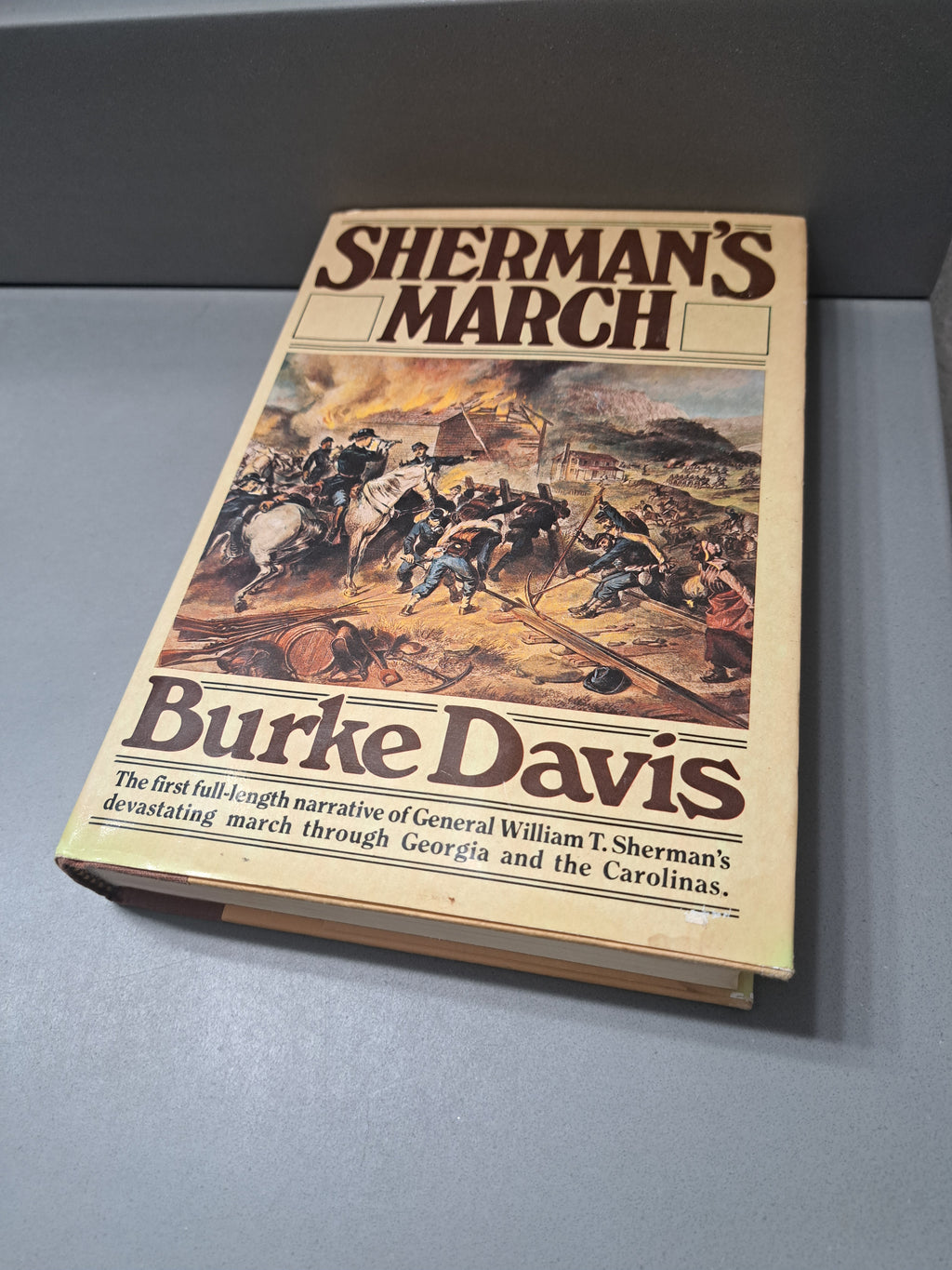 Vintage 1980 first edition of Sherman's March by Burke Davis