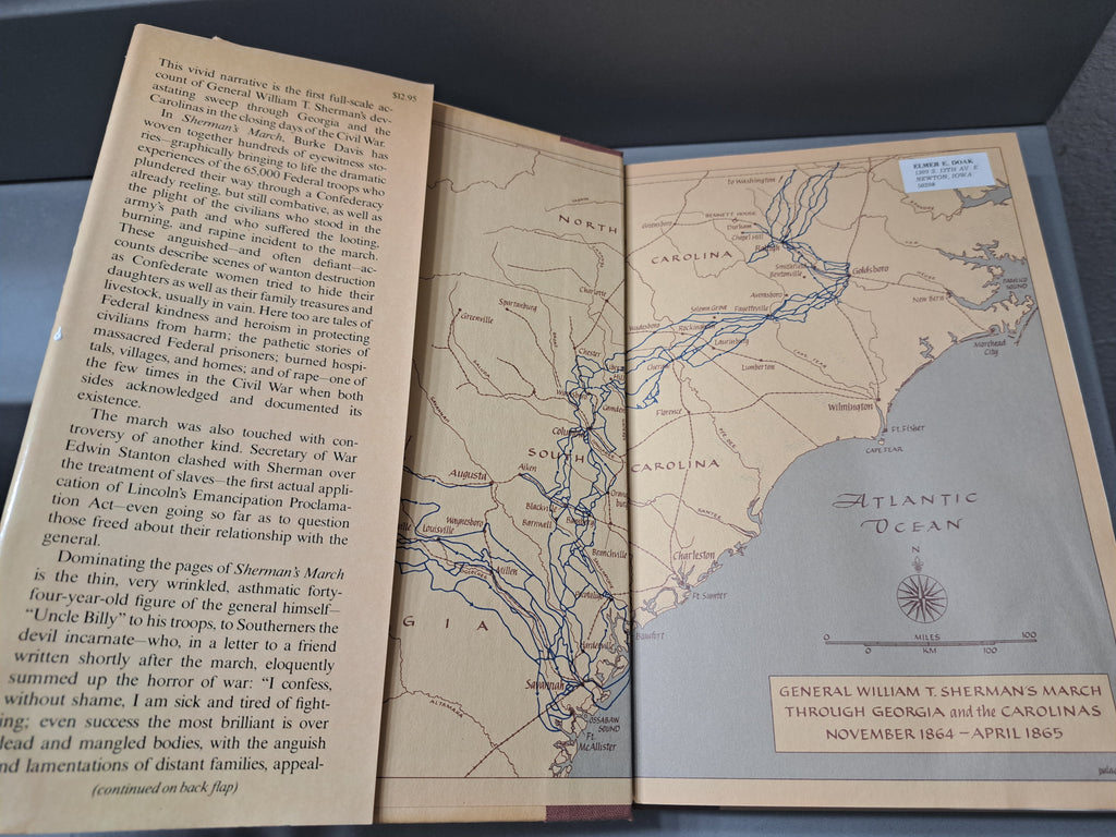 Vintage 1980 first edition of Sherman's March by Burke Davis