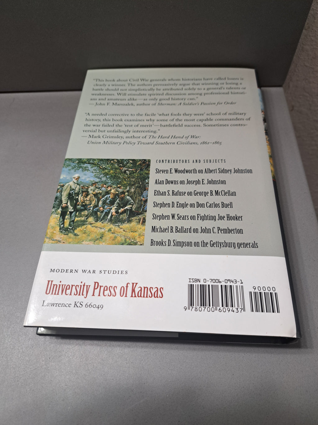 Civil War Generals in Defeat edited by Steven E Woodworth
