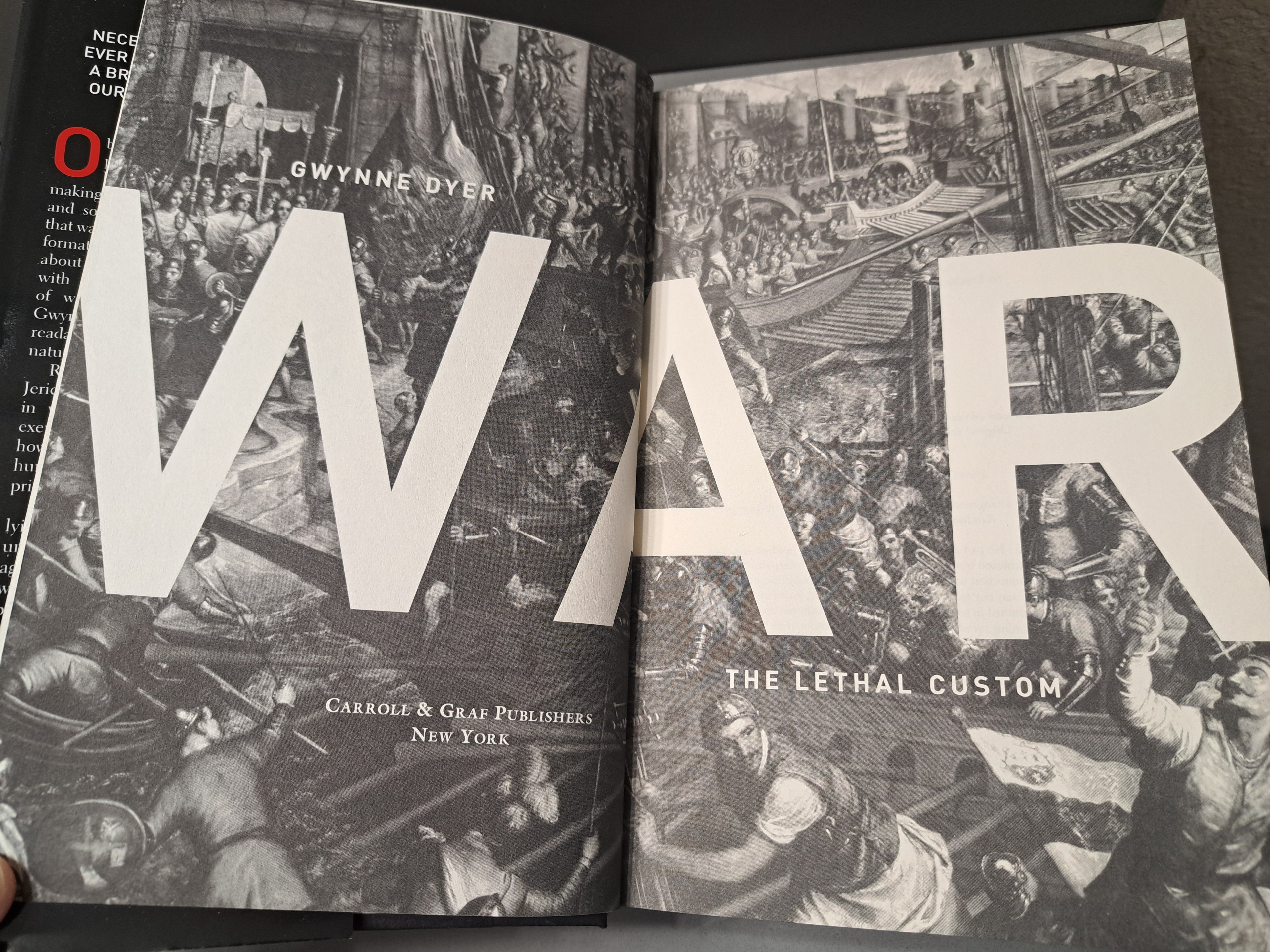 War: The Lethal Custom by Gwynne Dyer