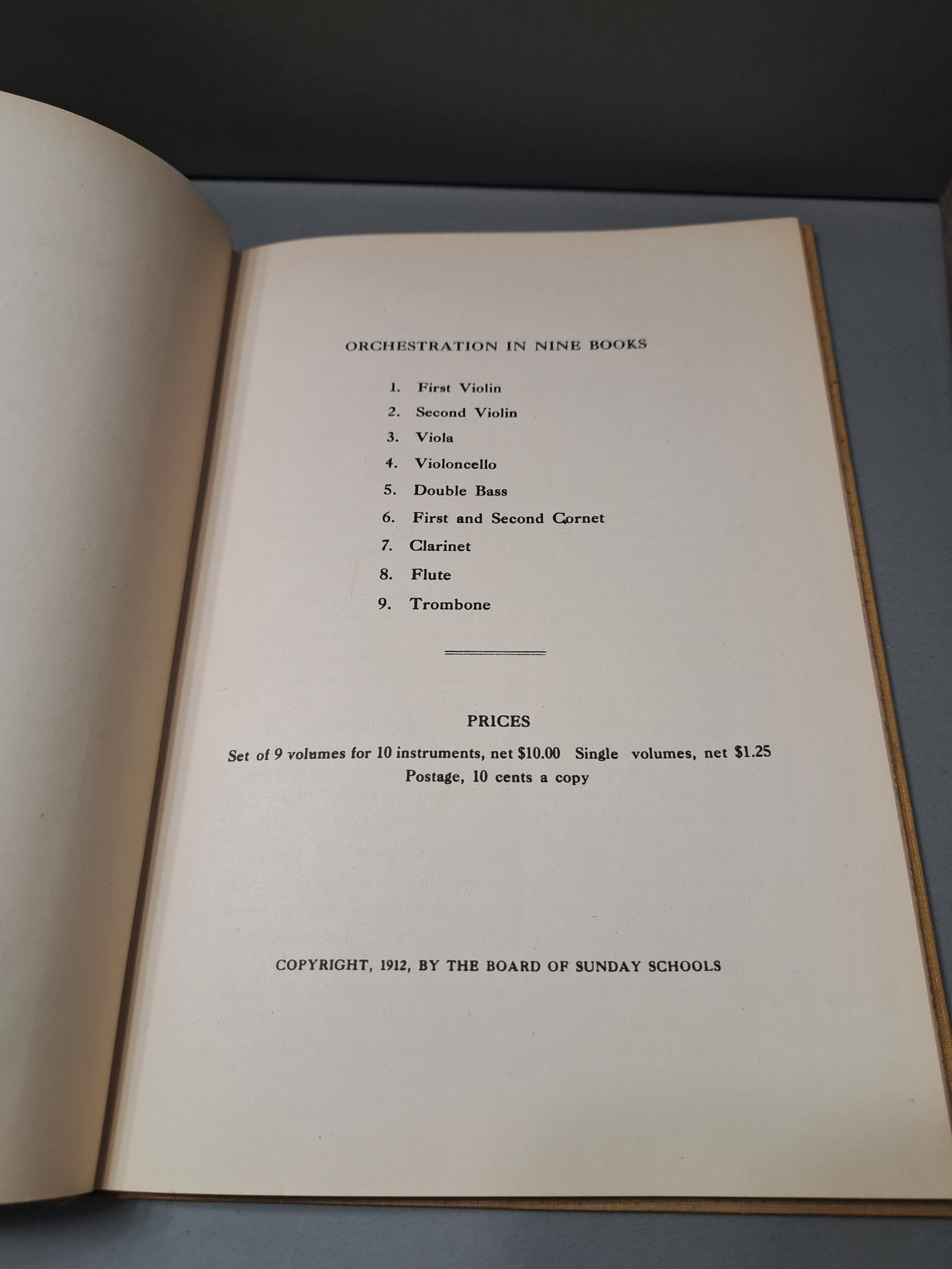 Vintage 1912 edition of The Methodist Sunday School Hymnal