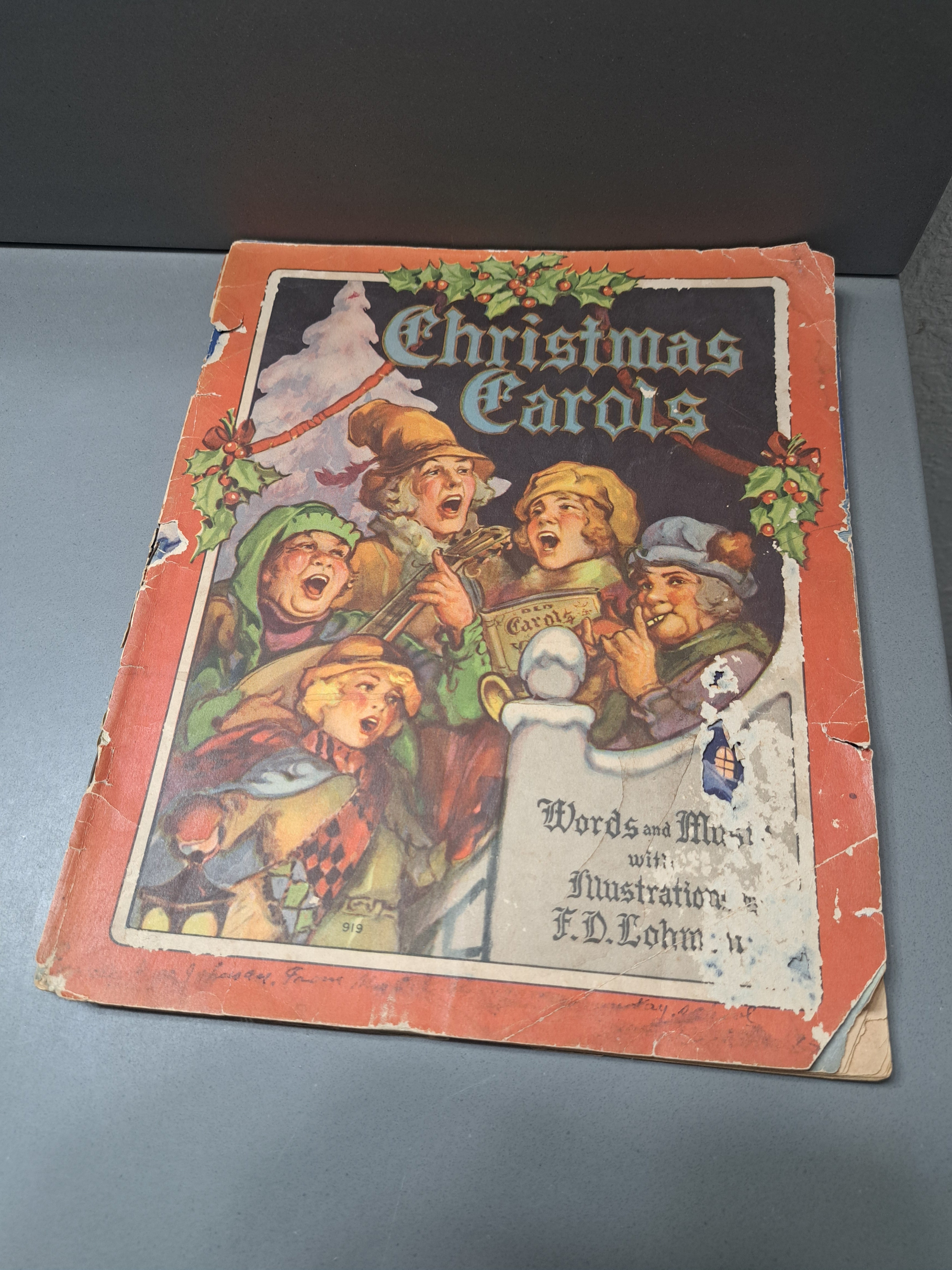 Vintage 1938 Christmas Carols selected by Mary Nancy Graham