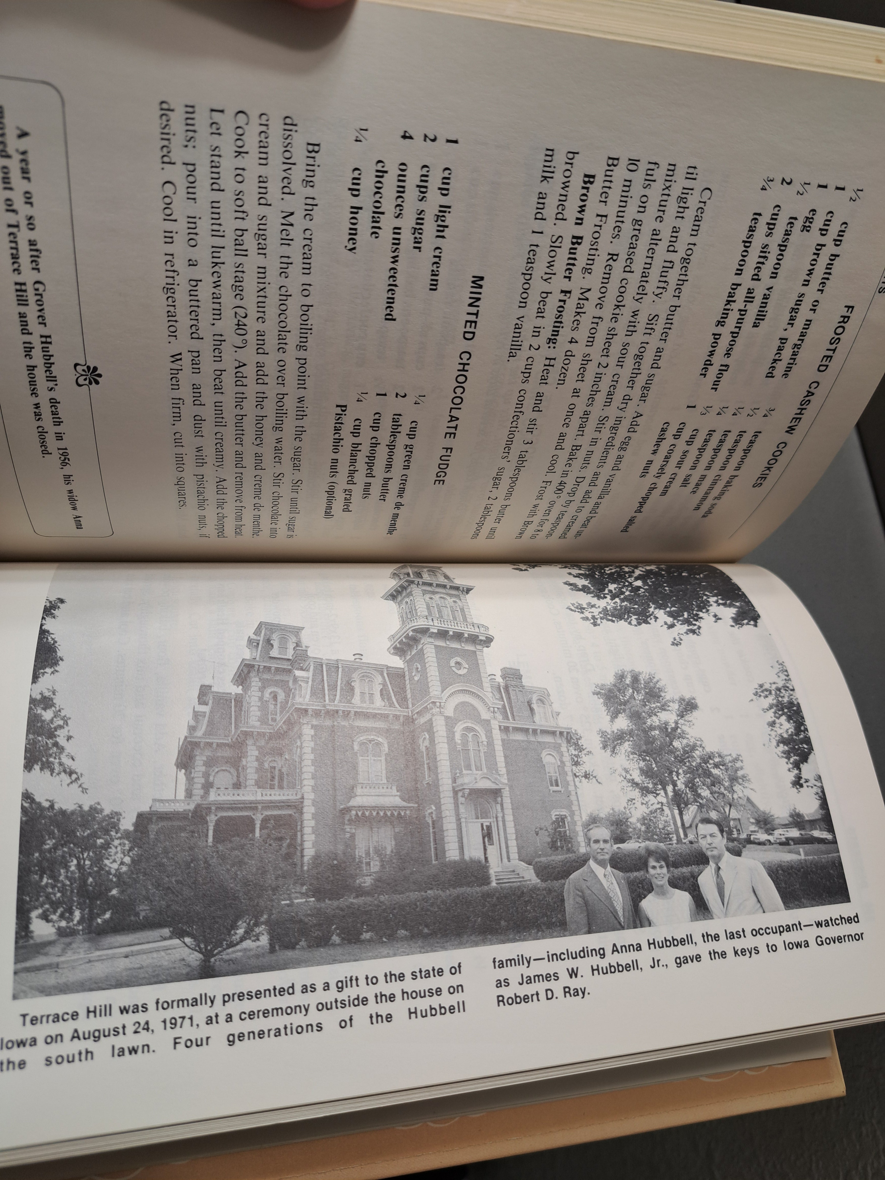 Vintage 1979 2nd edition of A Taste of Terrace Hill