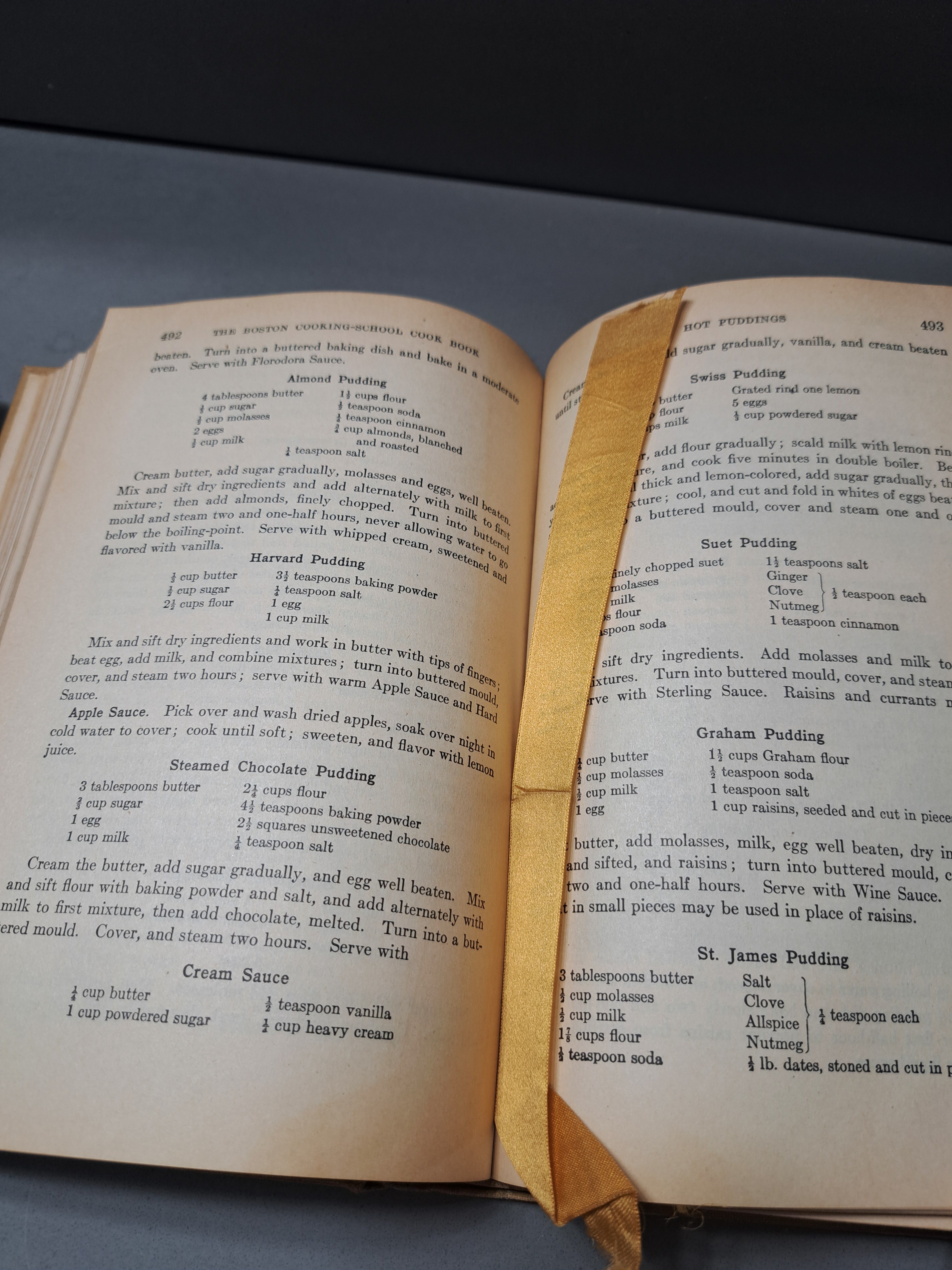 Vintage 1924 The Boston Cooking-School Cook Book by Fannie Merritt Farmer