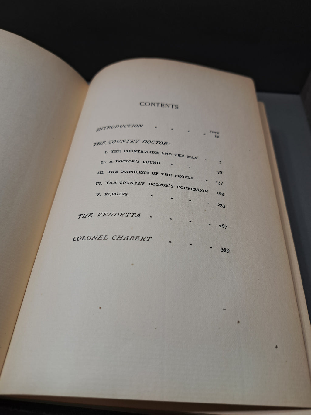 Vintage 1906 The Country Doctor: The Vendetta Colonel Chabert Balzac's Works Volume VI