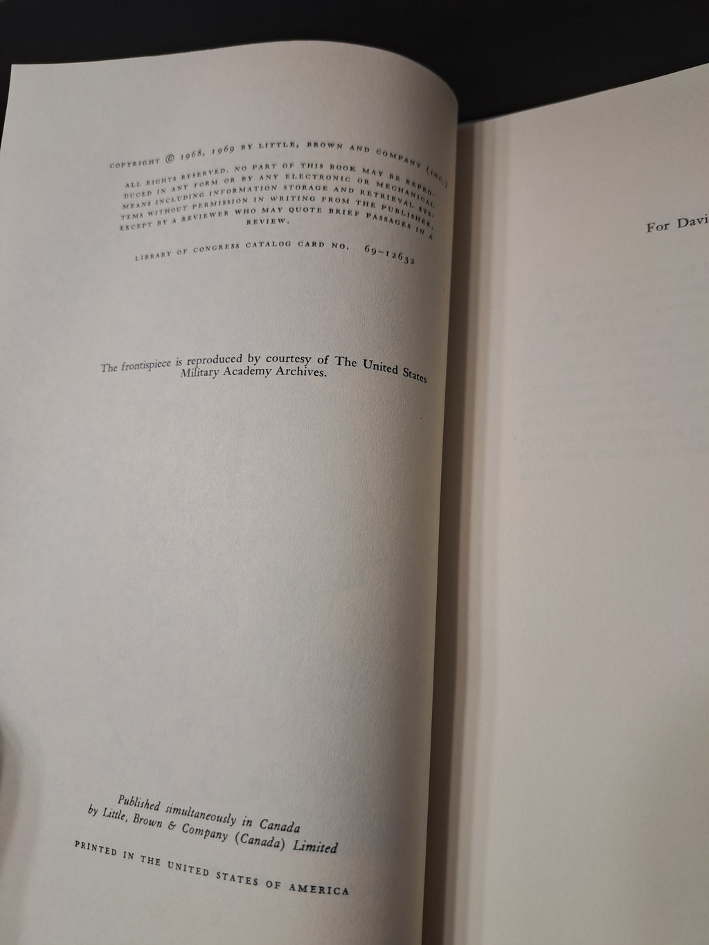 Vintage 1969 edition of Grant Takes Command by Bruce Catton