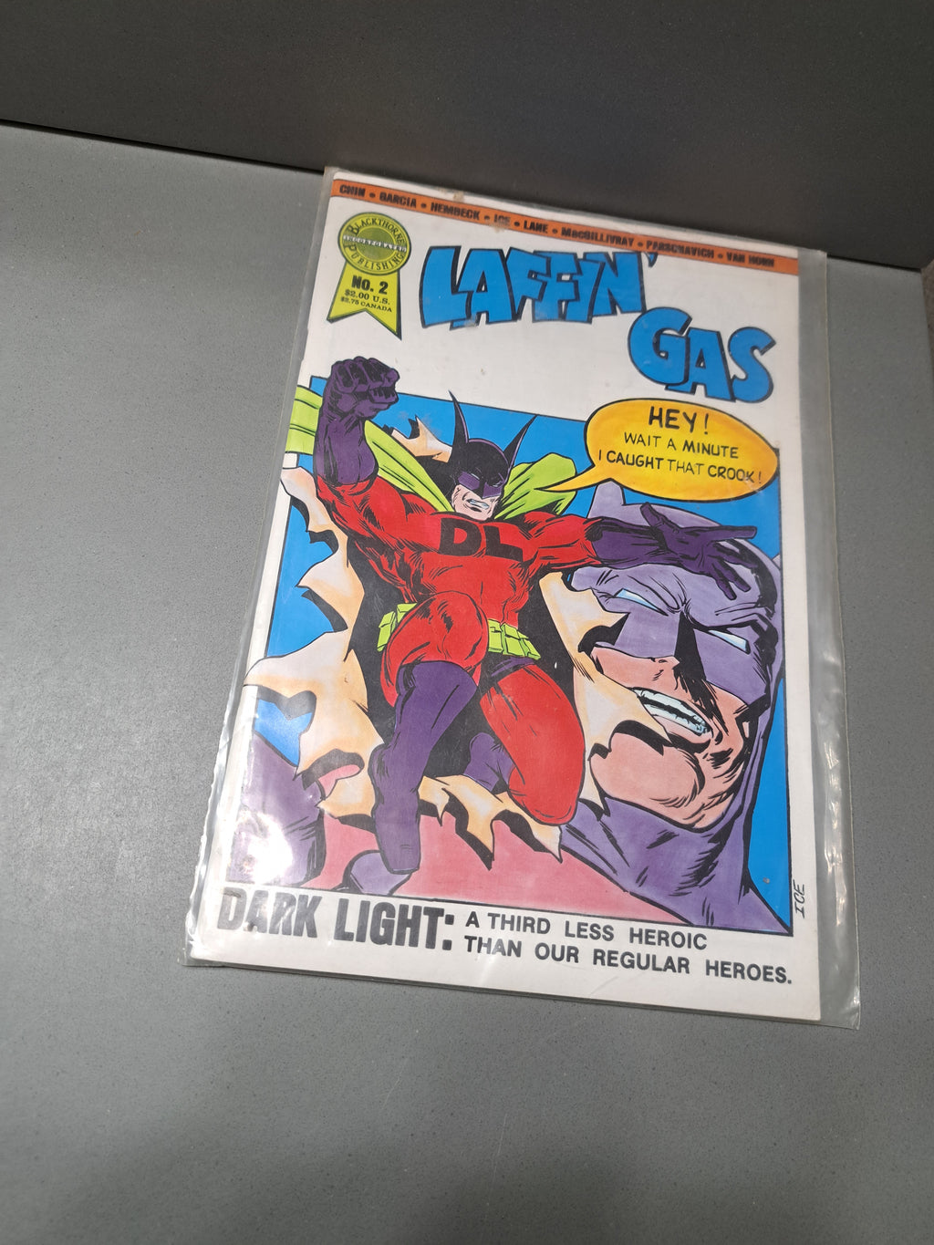 Vintage comic 1986 Laffin' Gas #2