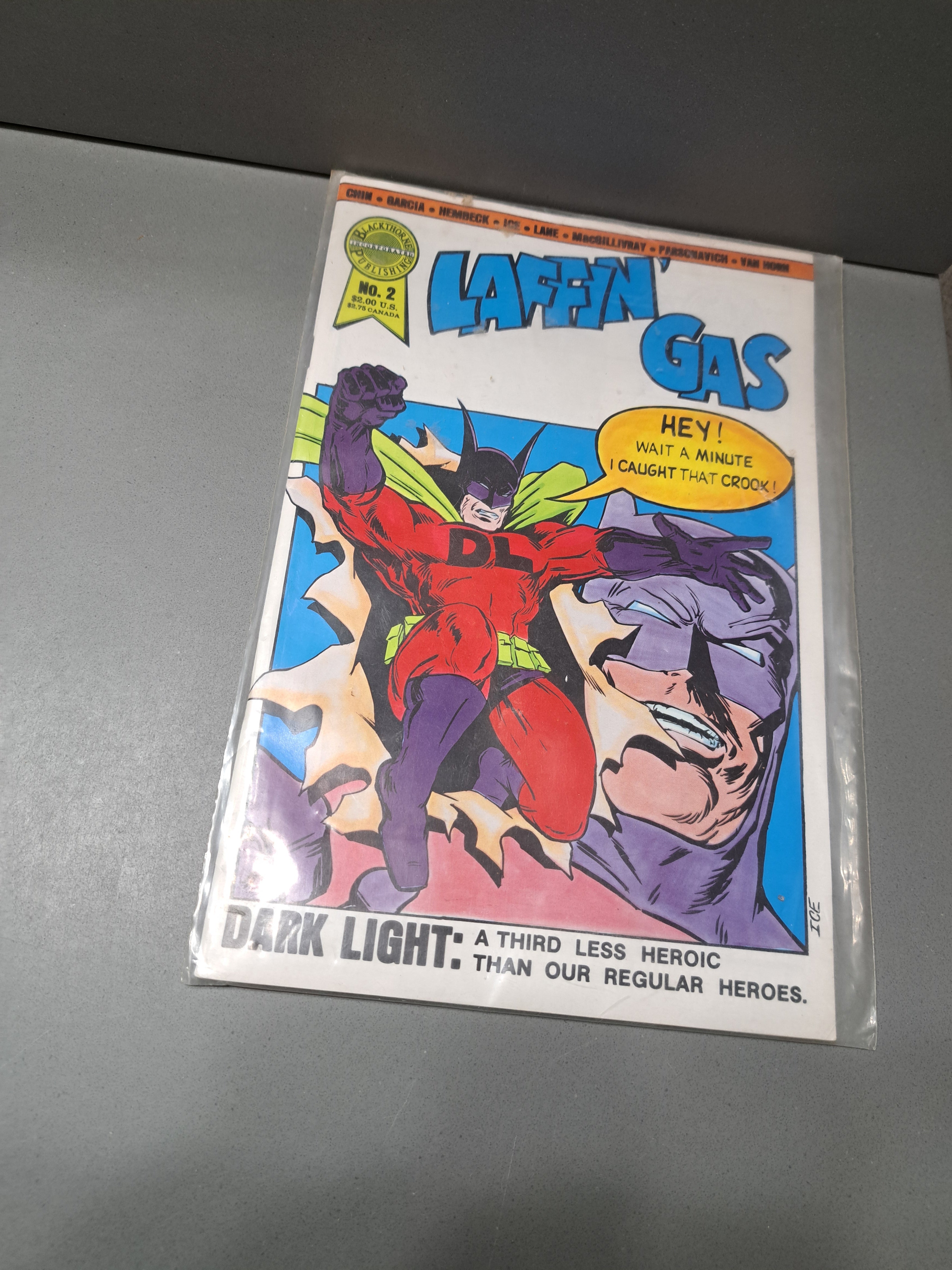 Vintage comic 1986 Laffin' Gas #2