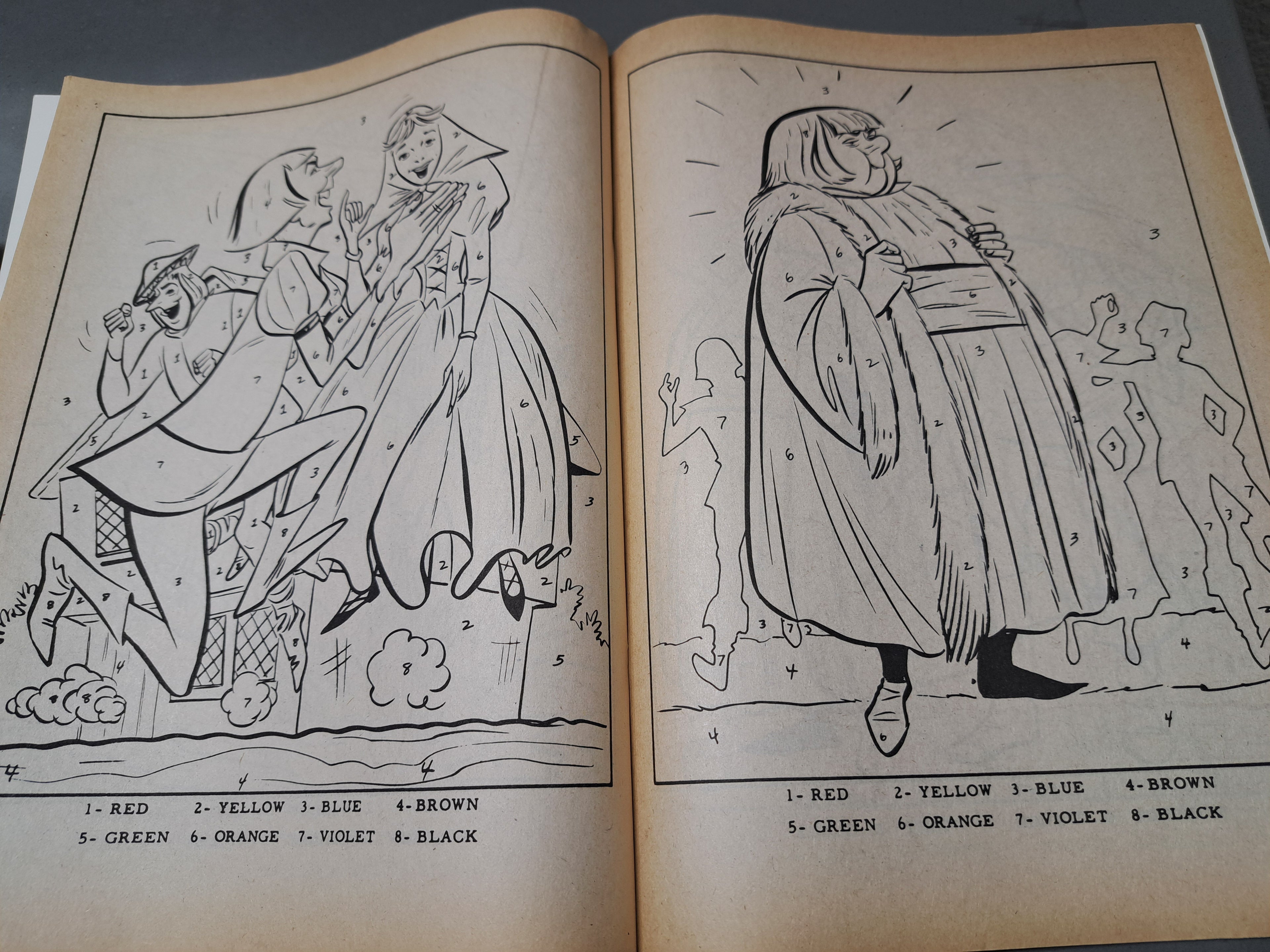 Vintage Color by Number: With a Complete Story of The Pied Piper