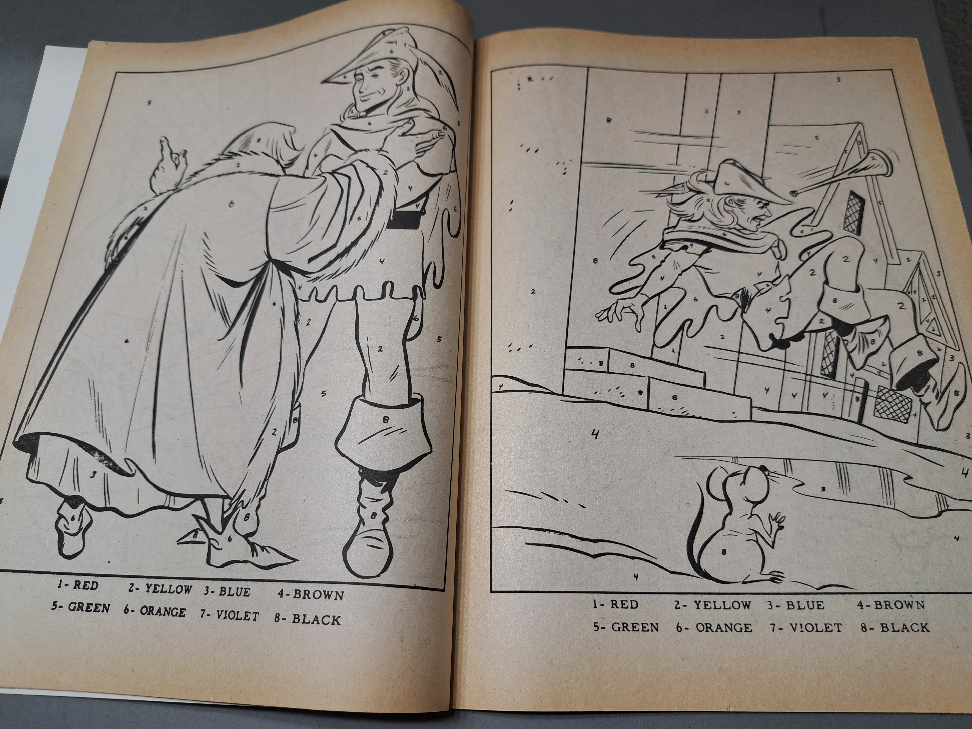 Vintage Color by Number: With a Complete Story of The Pied Piper