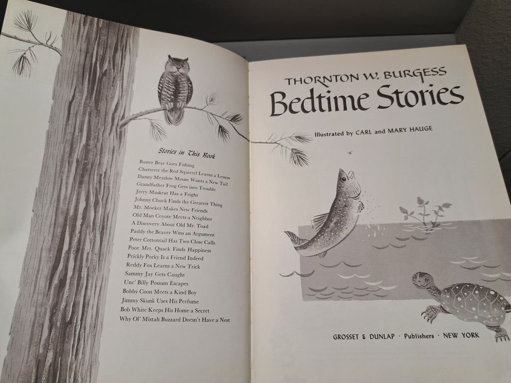 Vintage 1959 Bedtime Stories by Thornton W Burgess