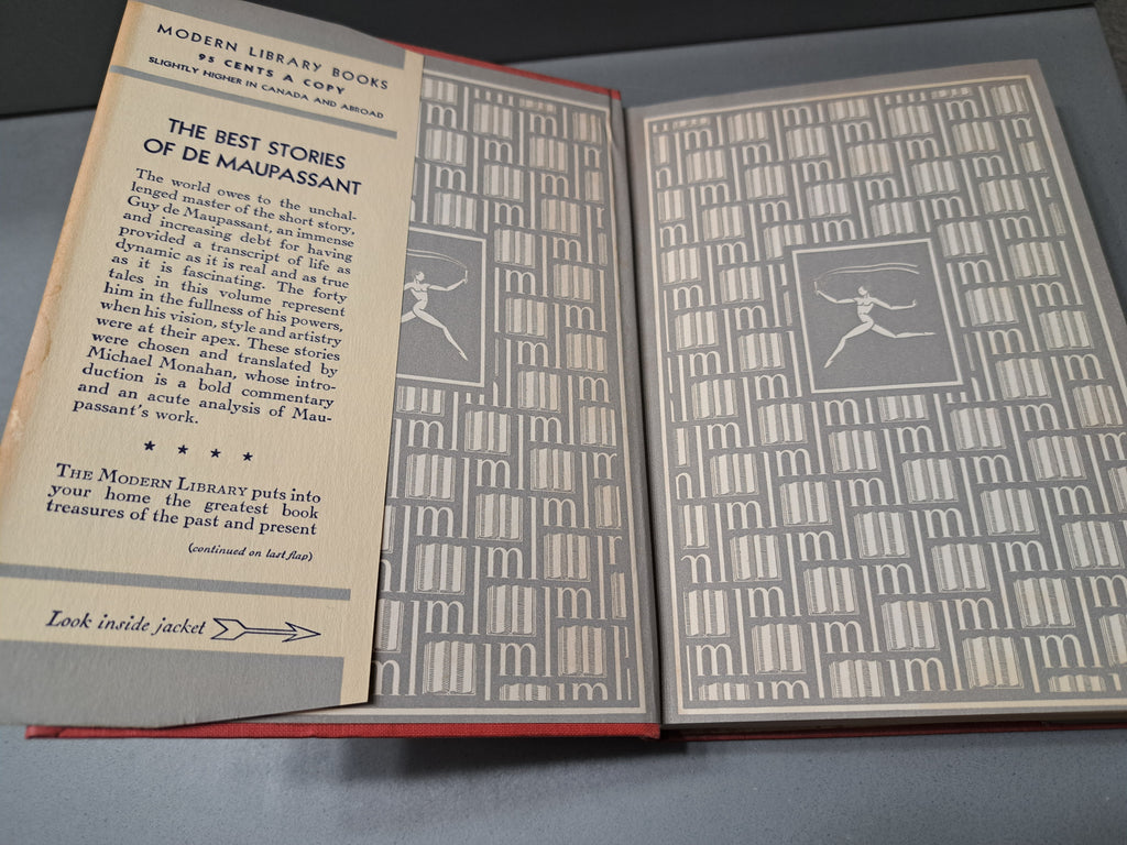 Vintage 1925 The Best Stories of de Maupassant edited and translated by Michael Monahan