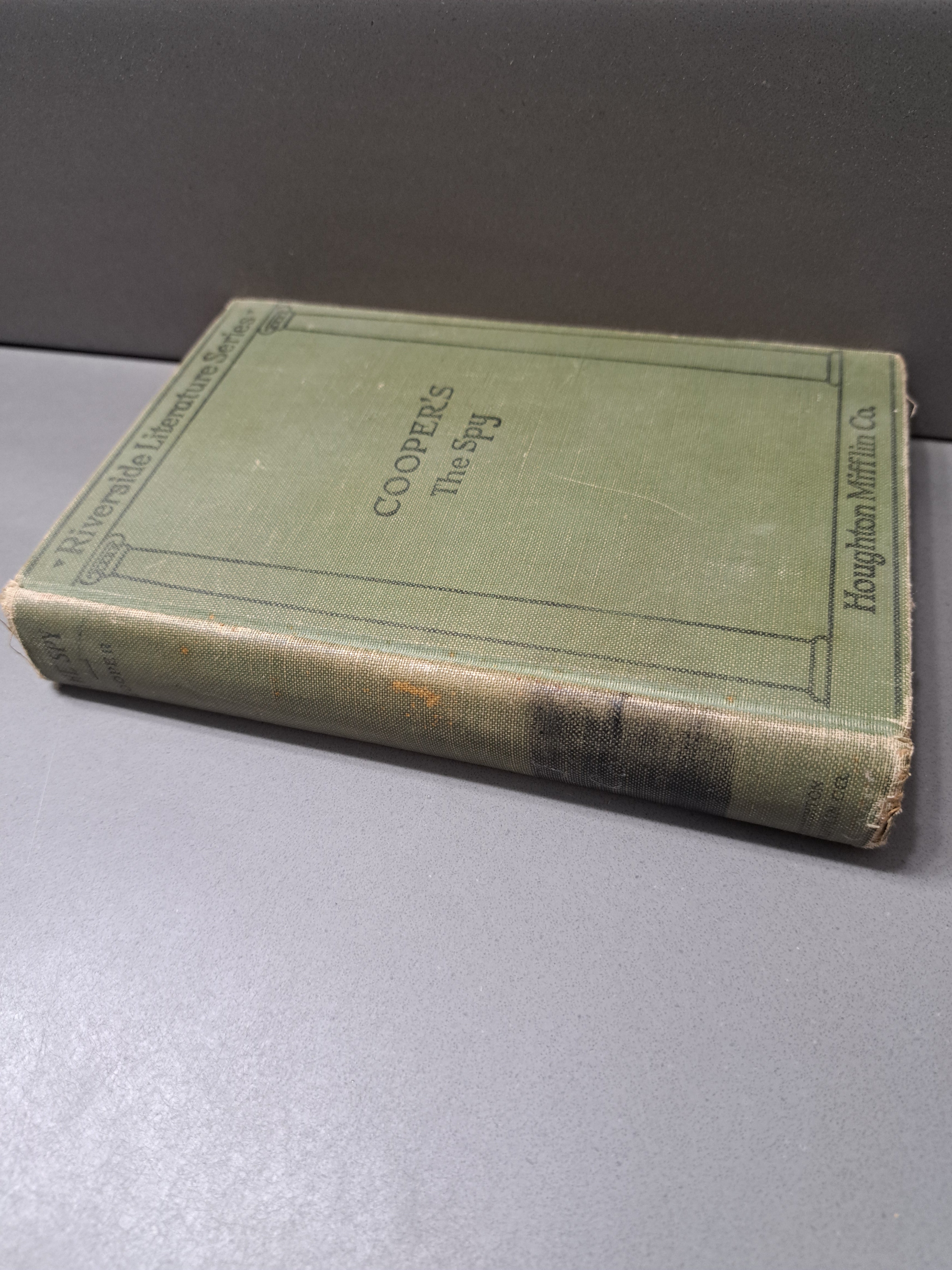 Vintage 1911 edition of The Spy: A Tale of the Neutral Ground by J Fenimore Cooper