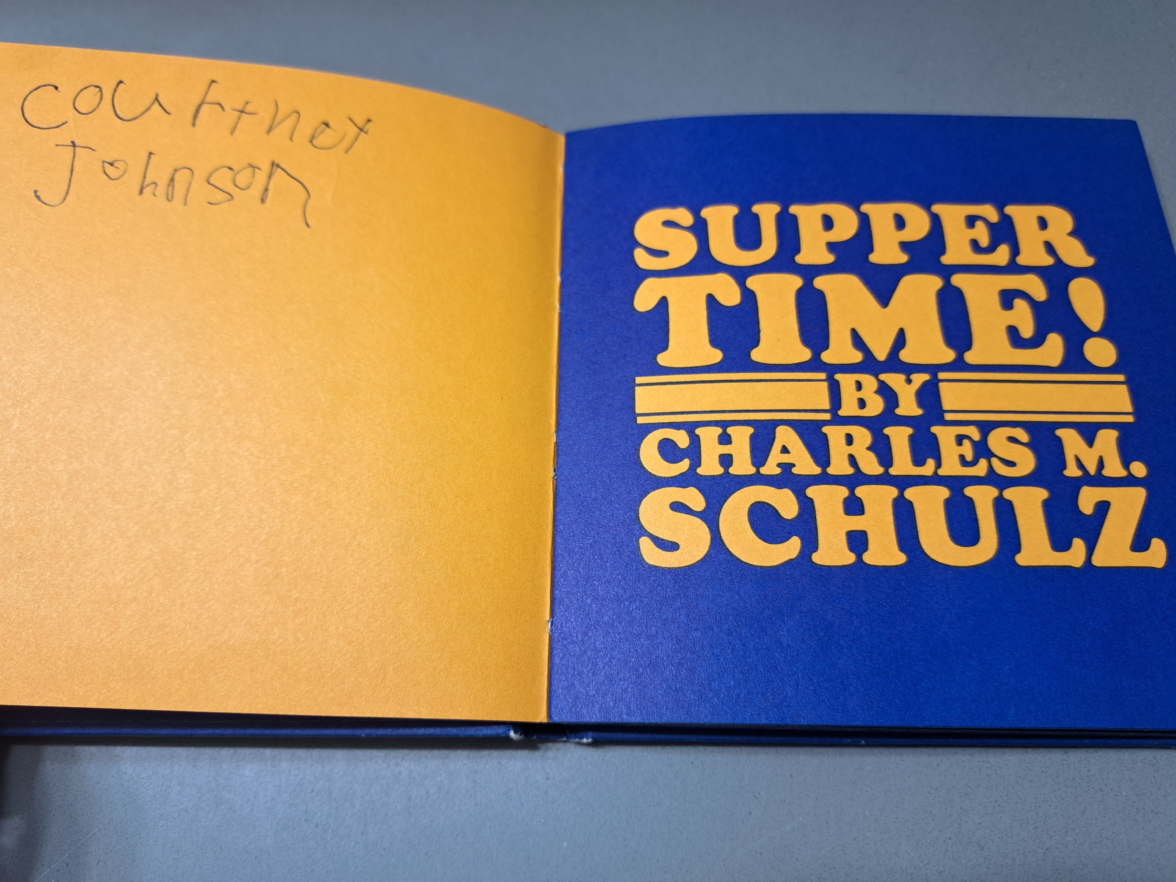 Vintage 1968 Suppertime! by Charles M Schulz