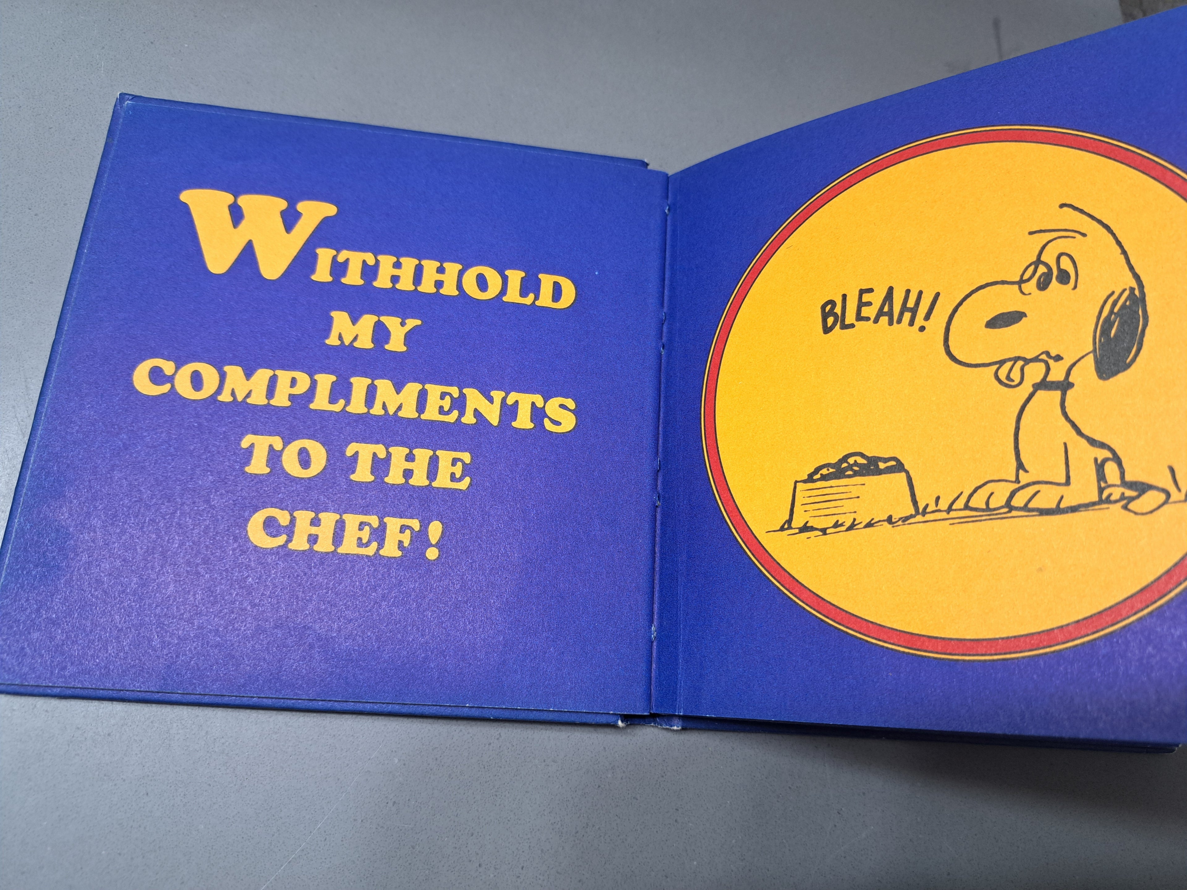 Vintage 1968 Suppertime! by Charles M Schulz