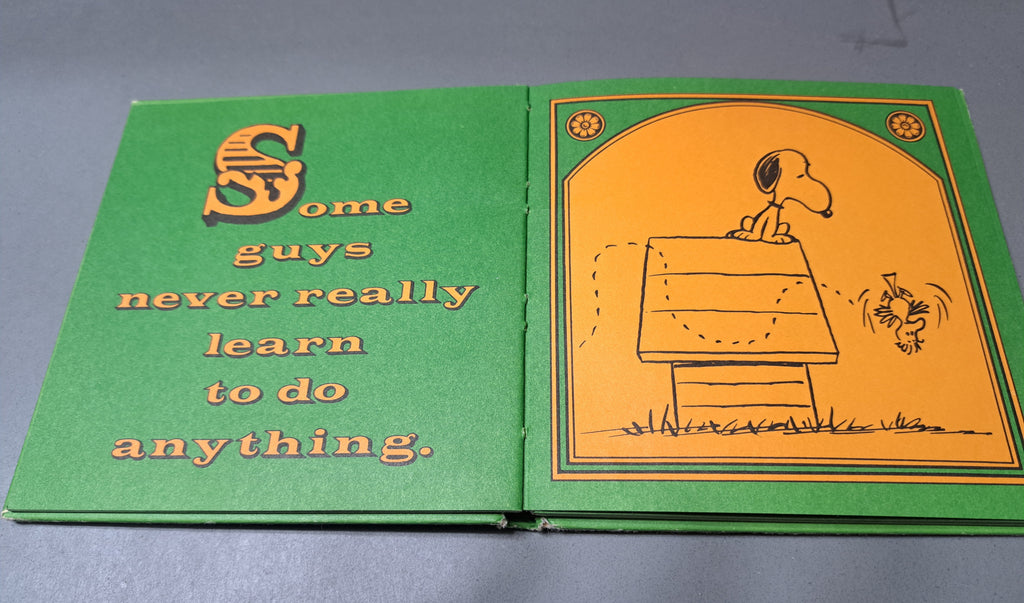 Vintage 1966 Home is on Top of a Dog House by Charles M Schulz