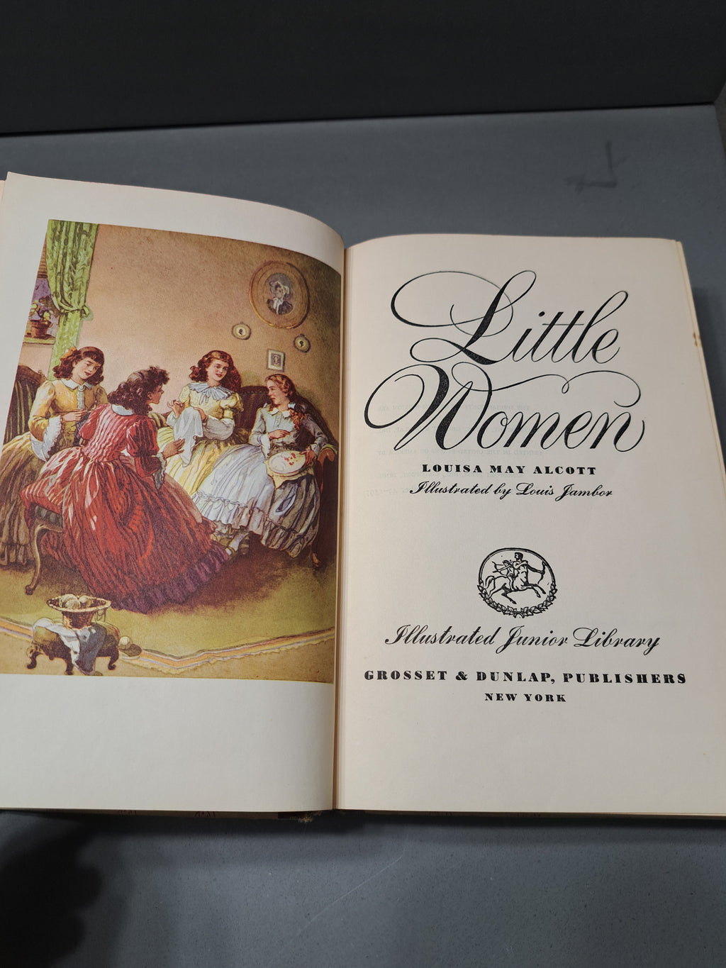Vintage 1947 first edition of Little Women by Louisa May Alcott