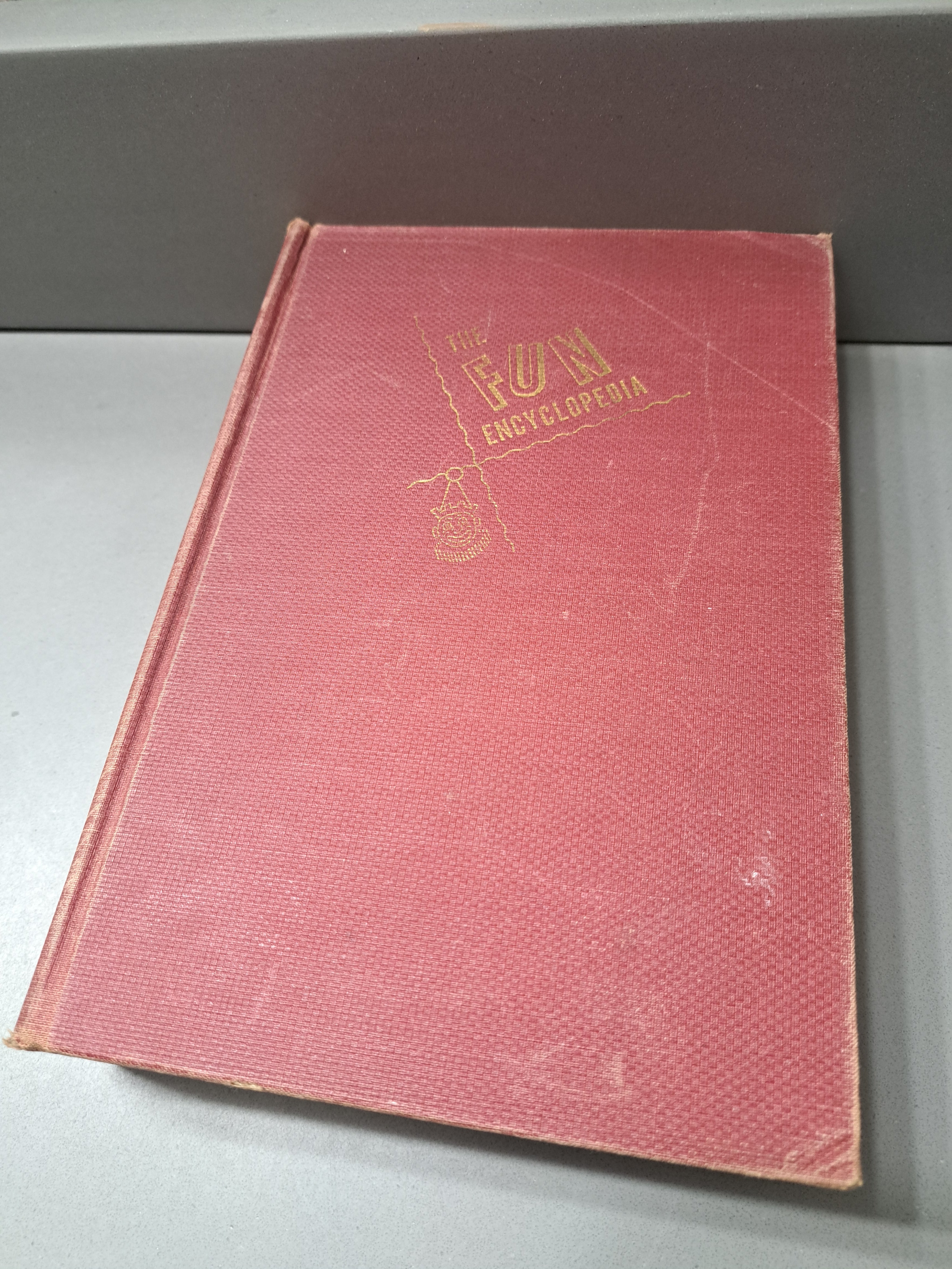Vintage 1940 The Fun Encyclopedia by E O Harbin