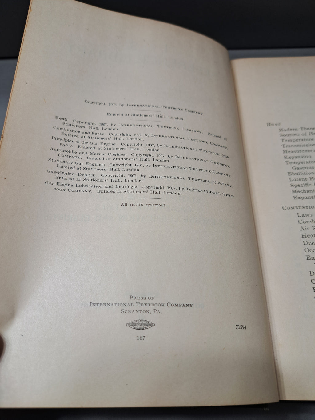 Vintage 1907 I.C.S Reference Libary (International Correspondence Schools)