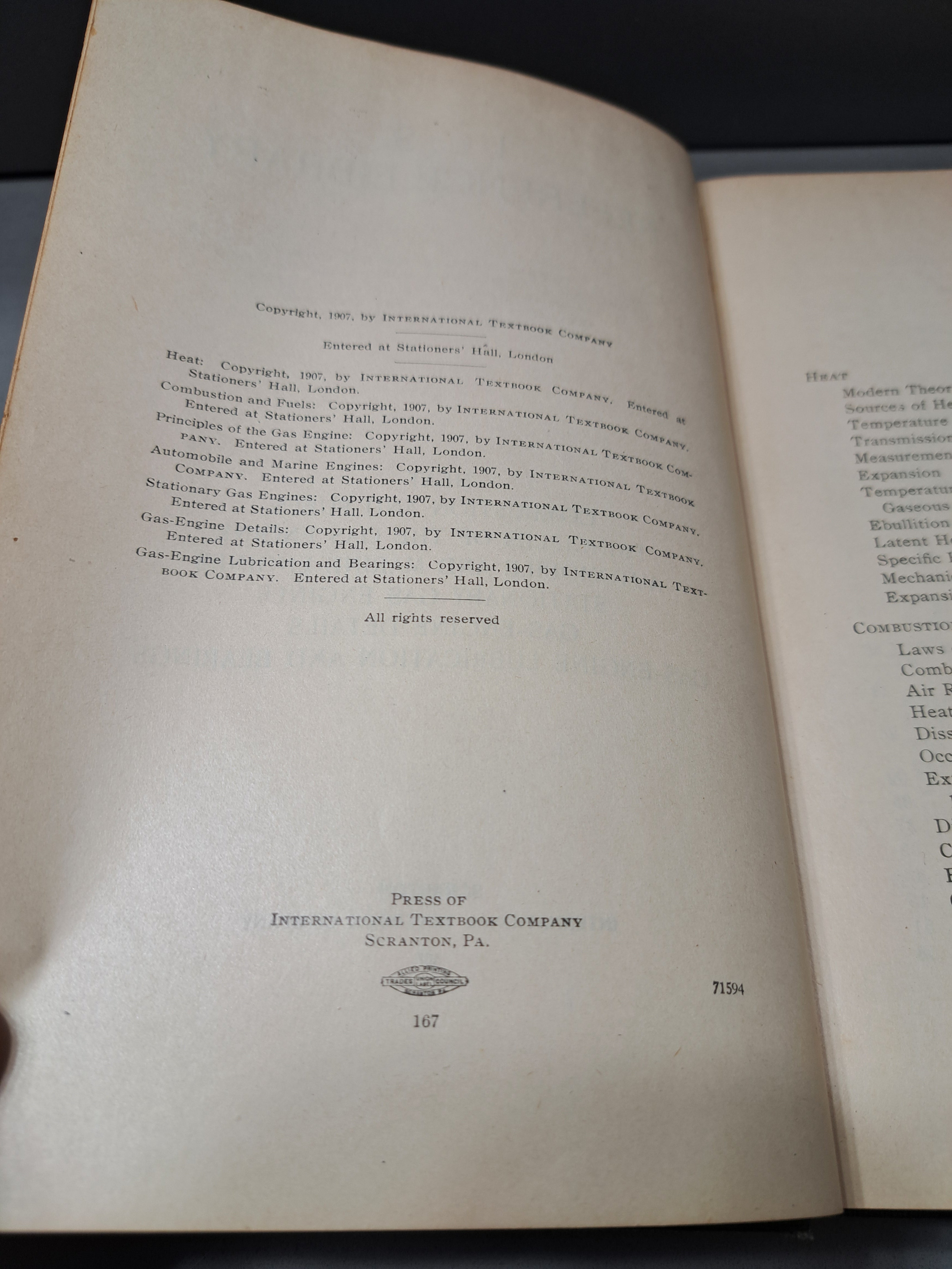 Vintage 1907 I.C.S Reference Libary (International Correspondence Schools)