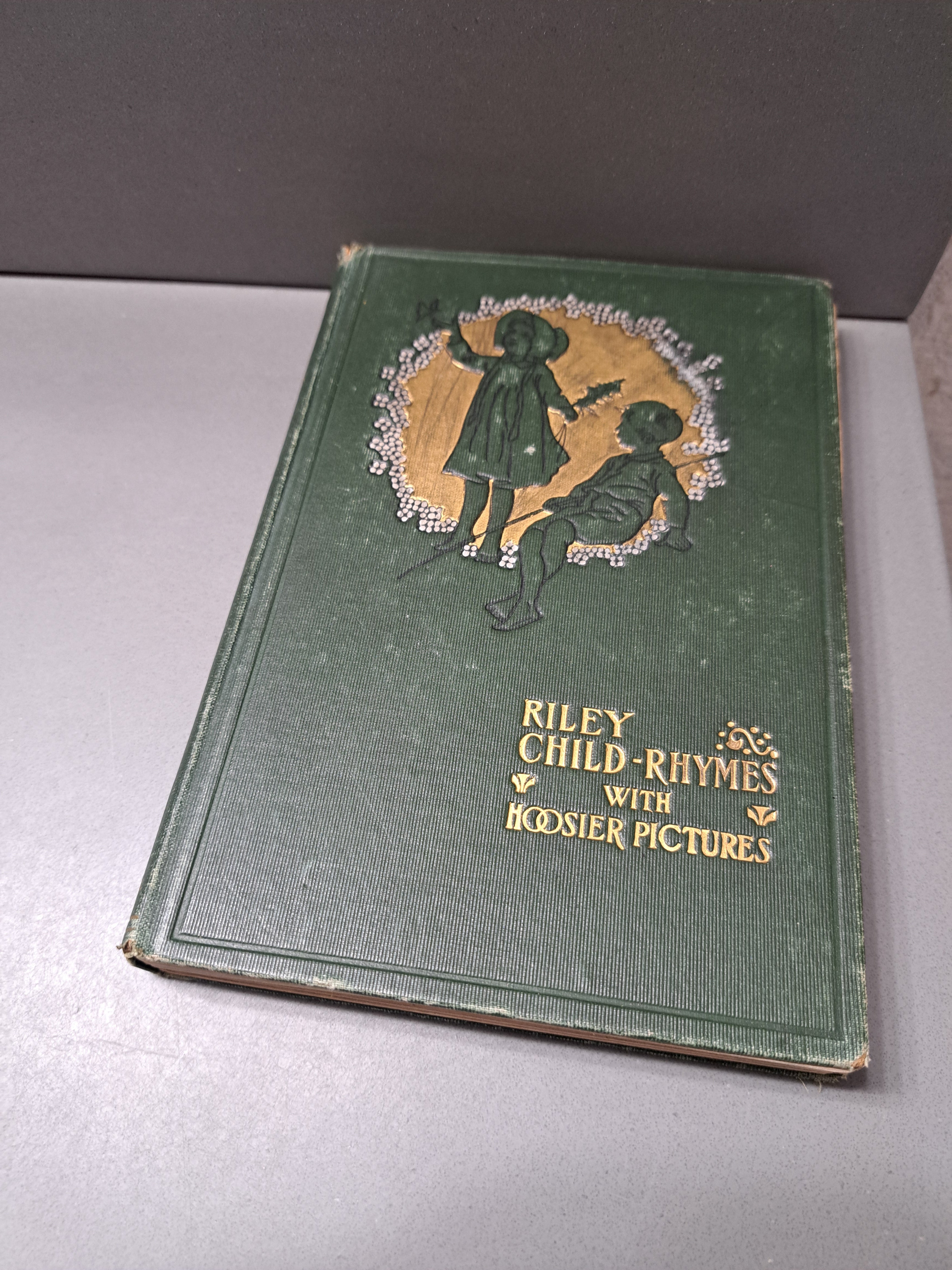 Vintage 1905 Riley Child-Rhymes with Hoosier Pictures by James Whitcomb Riley