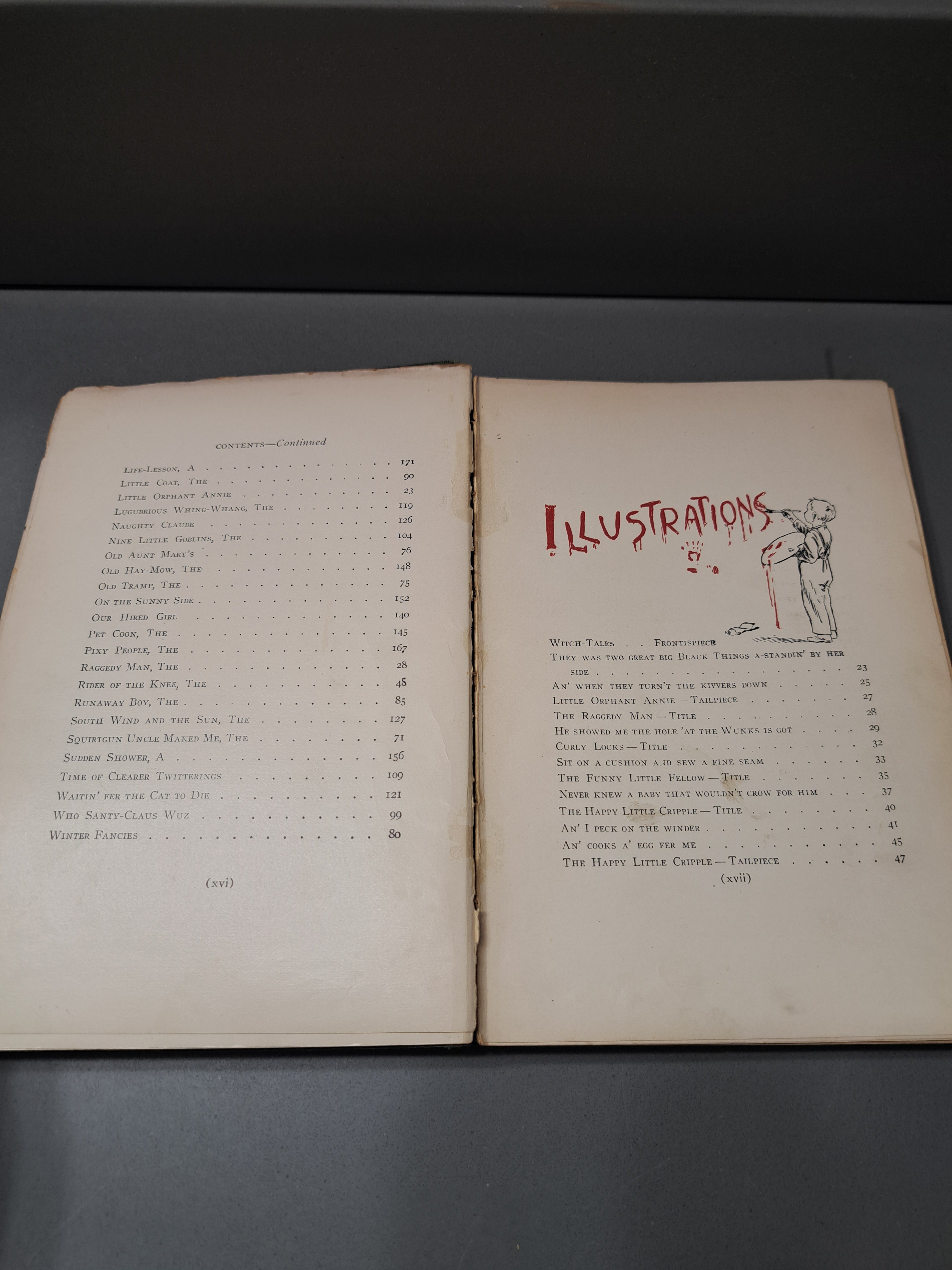 Vintage 1905 Riley Child-Rhymes with Hoosier Pictures by James Whitcomb Riley