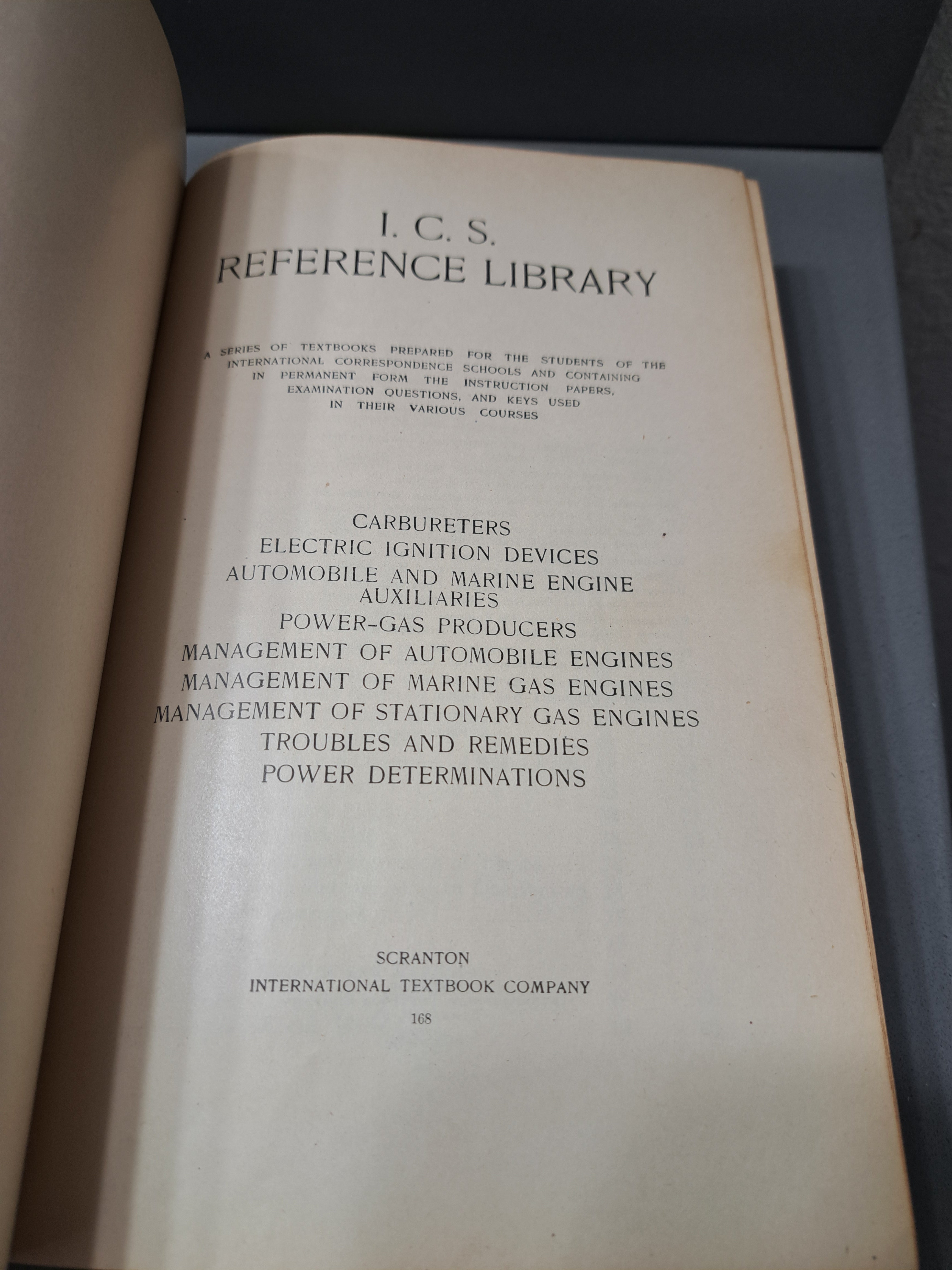 Vintage 1907 I.C.S. Reference Library by (International Correspondence Schools)