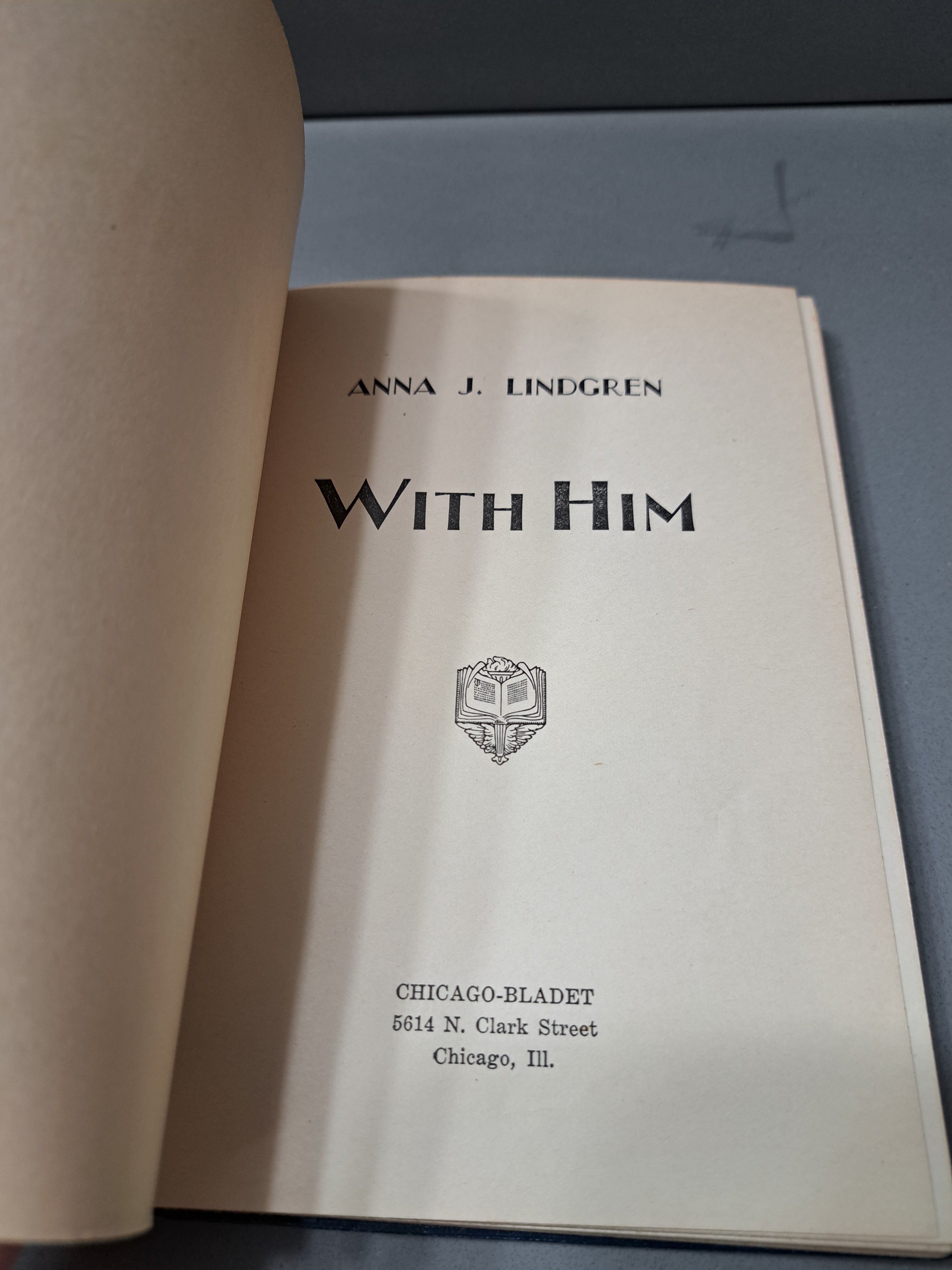 Vintage edition of With Him by Anna J Lindgren
