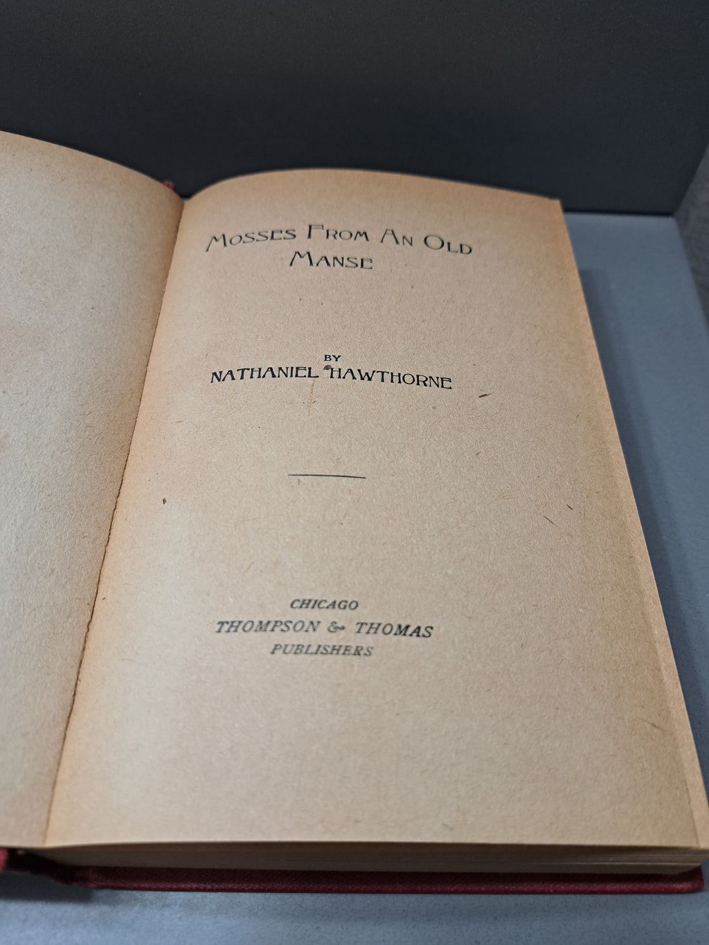 Vintage 1910s Mosses From an Old Manse by Nathaniel Hawthorne