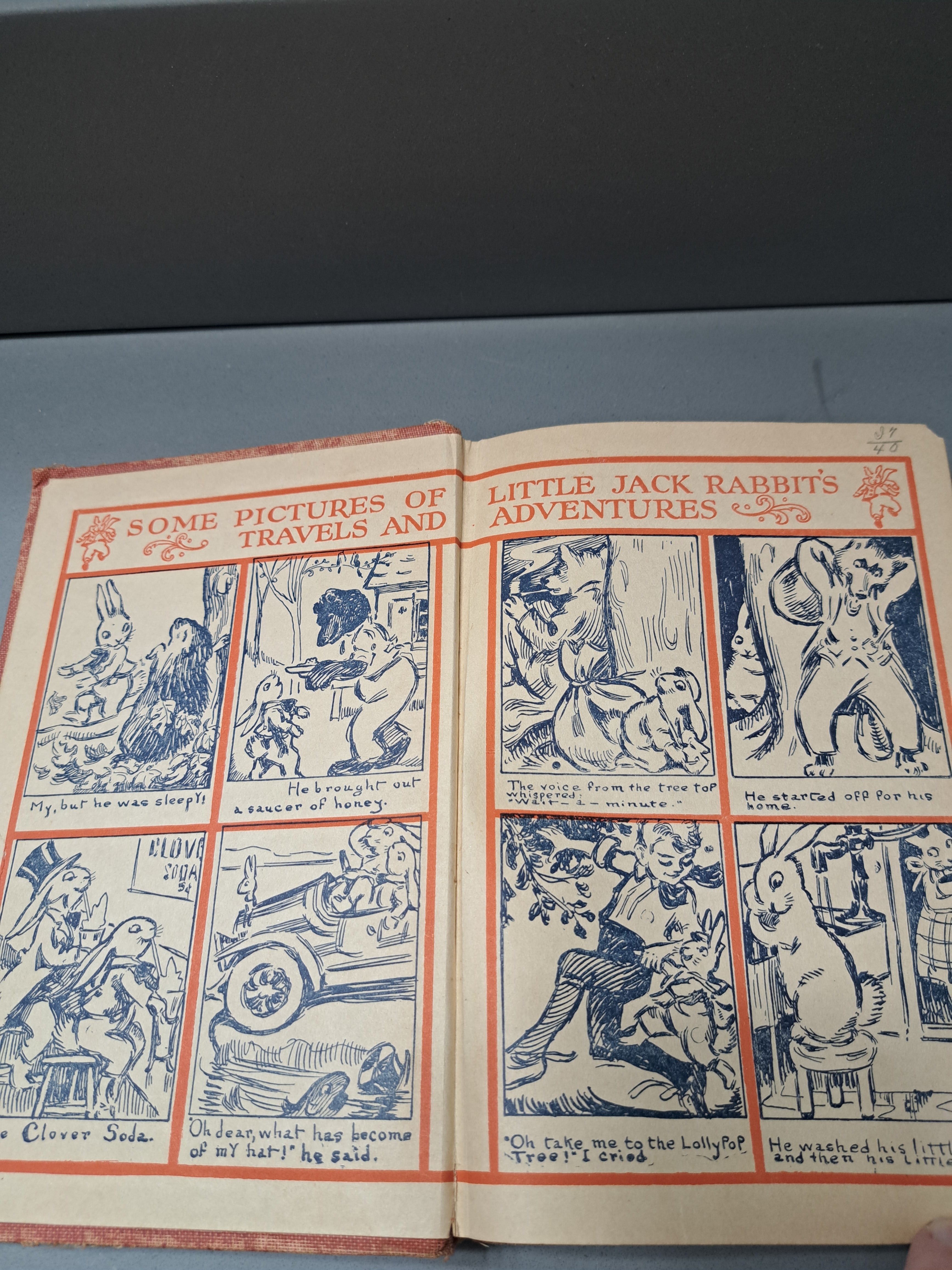 Vintage 1921 Little Jack Rabbit and the Squirrel Brothers by David Cory