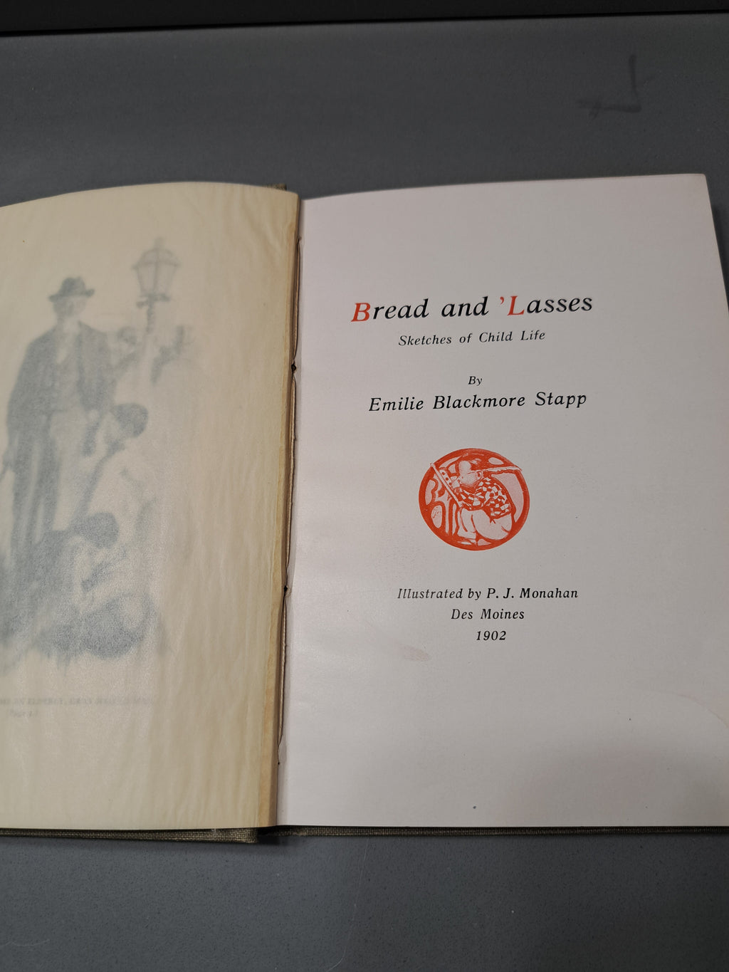 Rare 1902 Bread and 'Lasses Sketches of Child Life by Emilie Blackmore Stapp