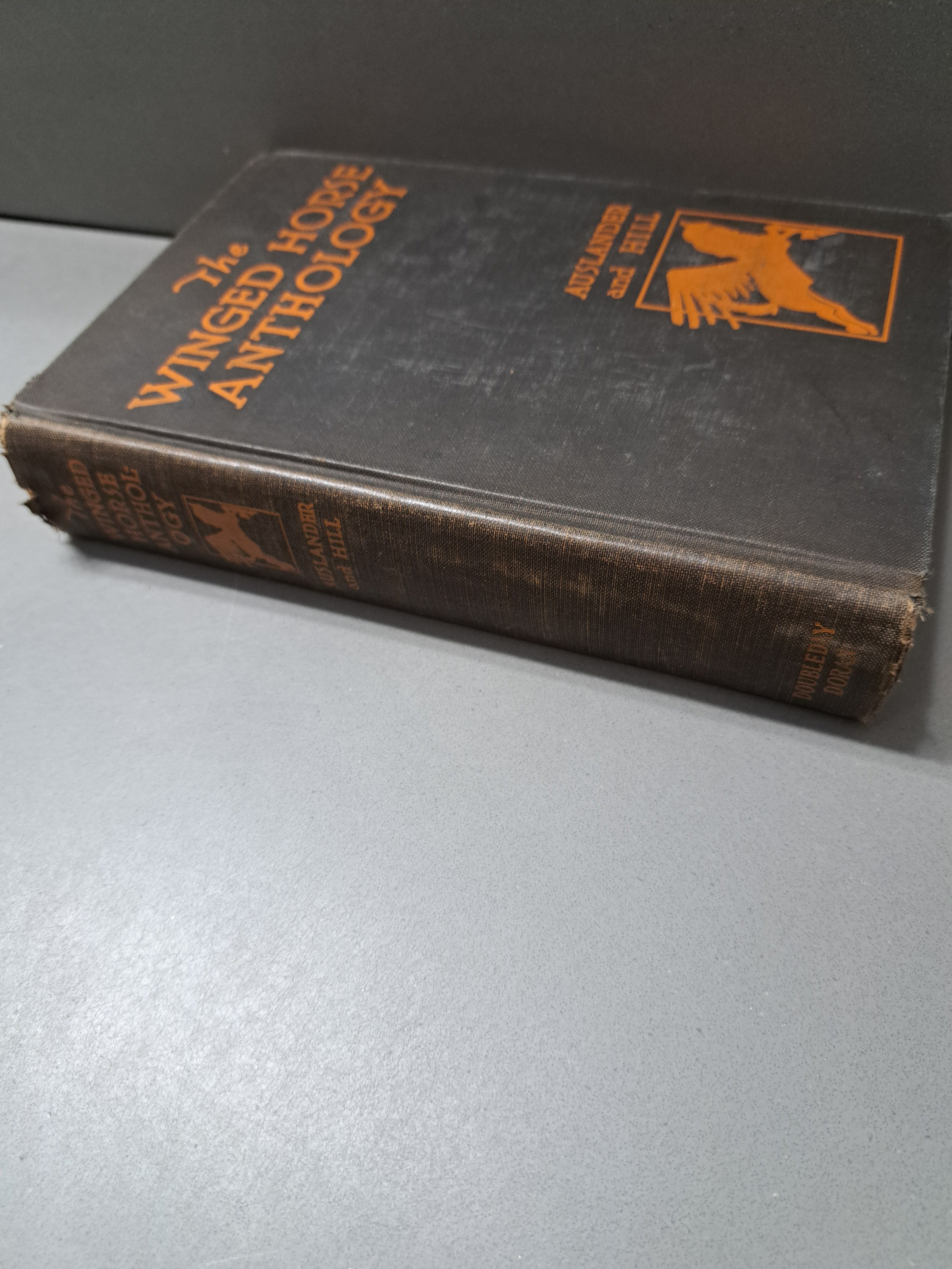 Vintage 1929 The Winged Horse Anthology by Joseph Auslander and Frank Ernest Hill