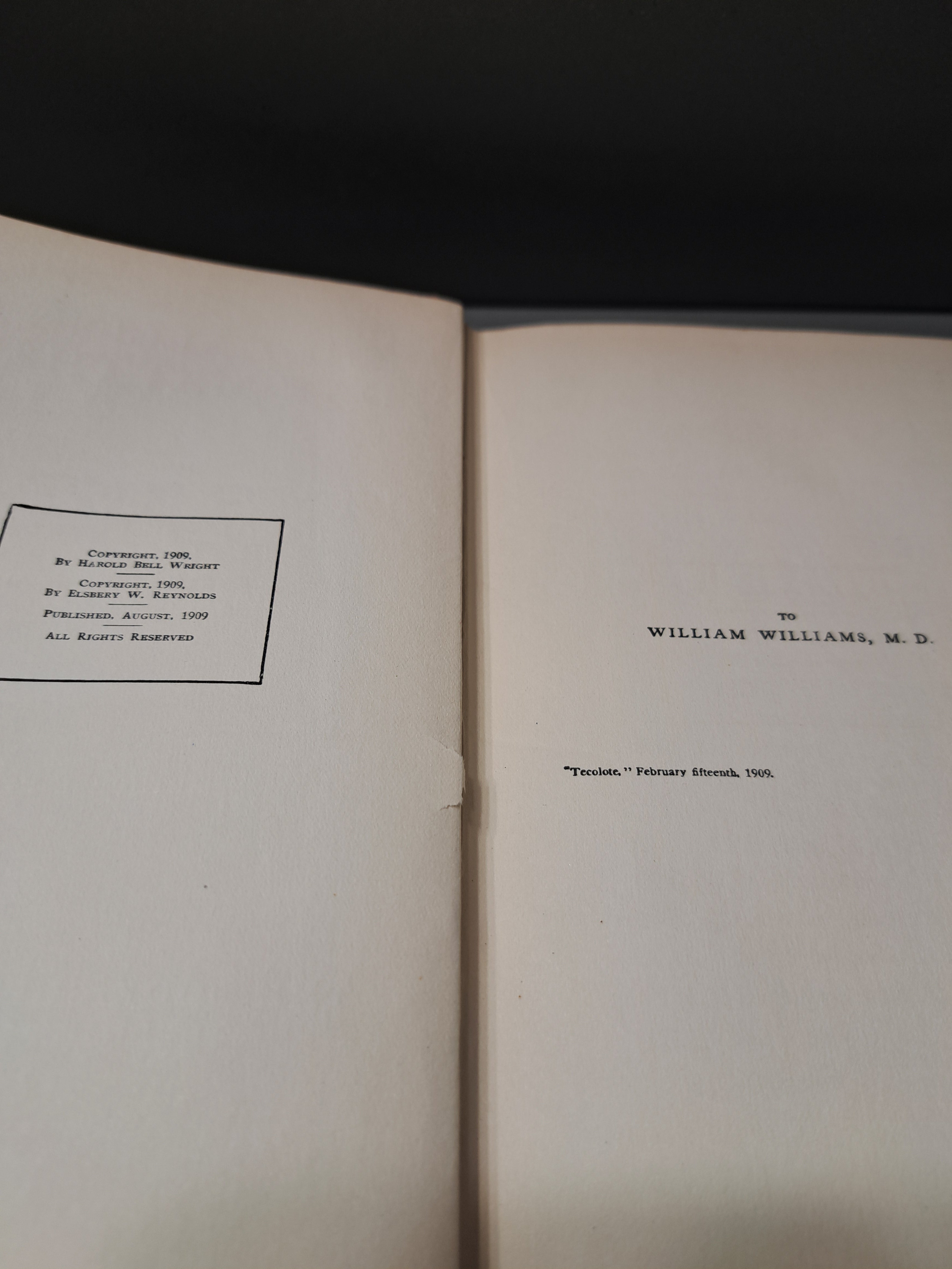 Vintage 1909 The Calling of Dan Matthews by Harold Bell Wright