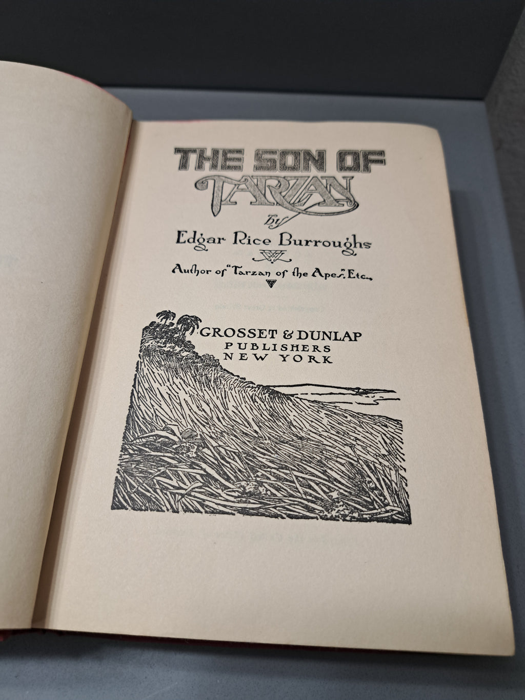Vintage 1917 The Son of Tarzan by Edgar Rice Burroughs