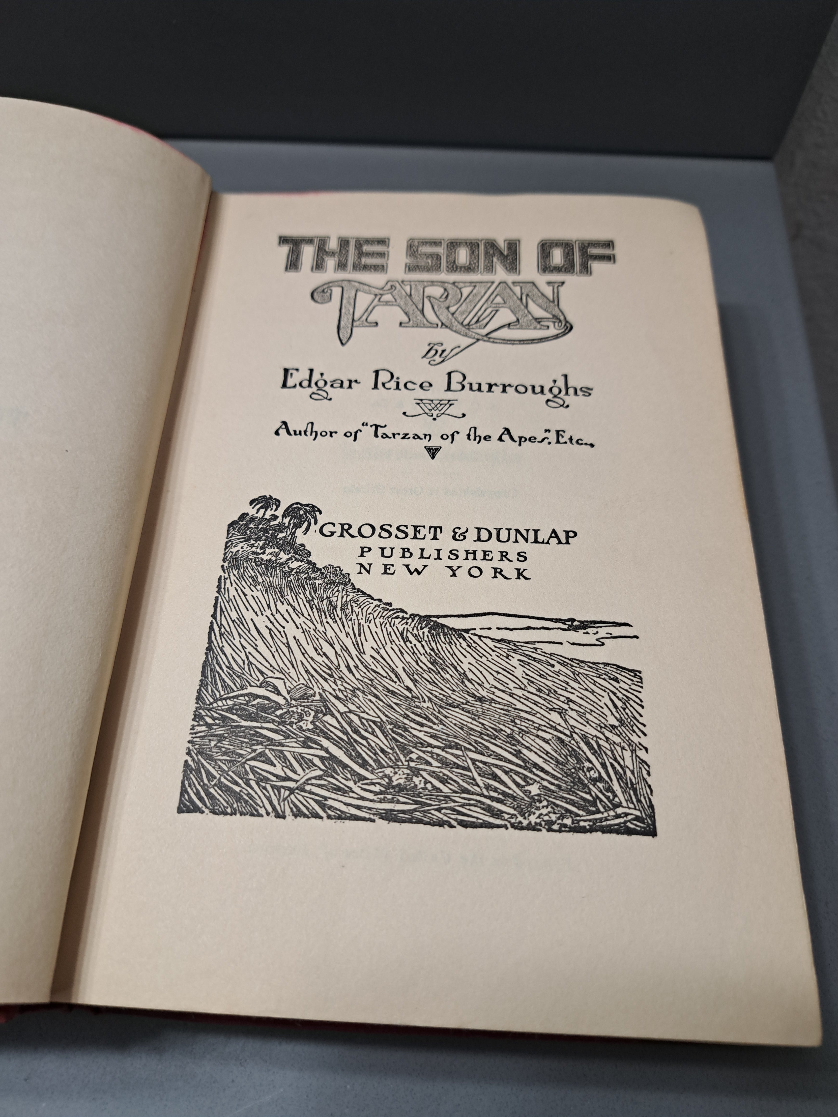Vintage 1917 The Son of Tarzan by Edgar Rice Burroughs