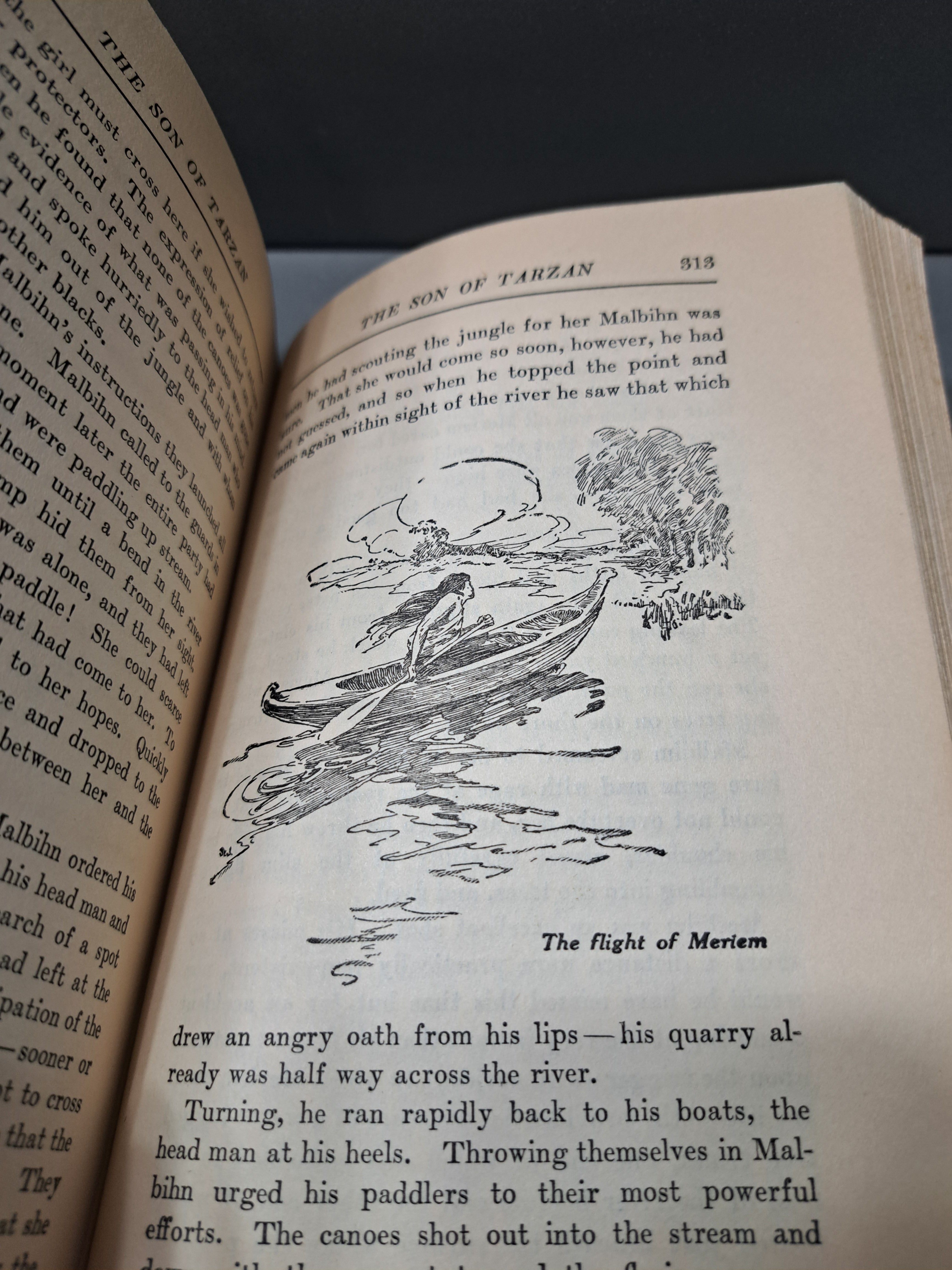 Vintage 1917 The Son of Tarzan by Edgar Rice Burroughs